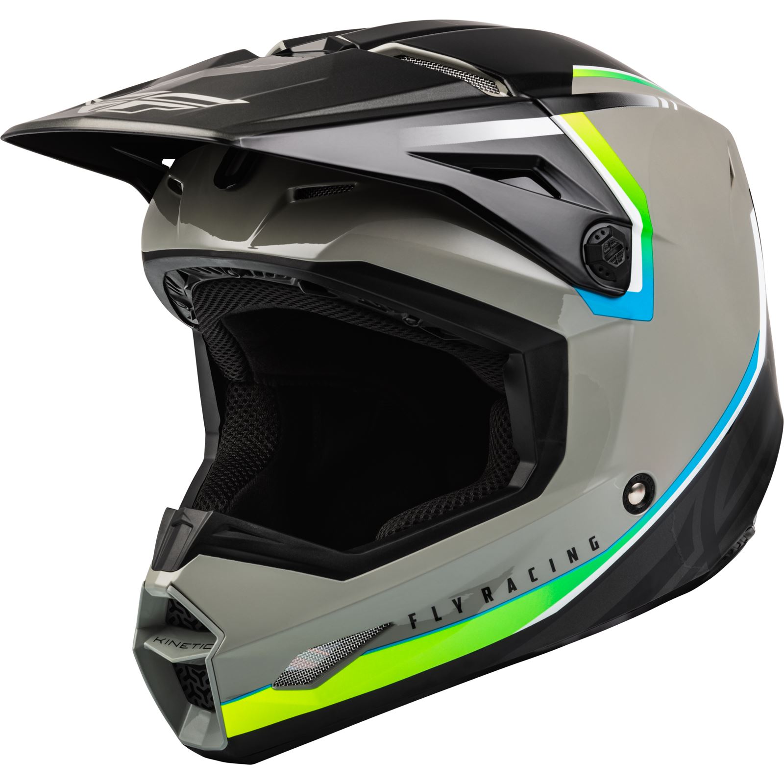 Fly Racing Kinetic Vision Helmet - Grey/Black 