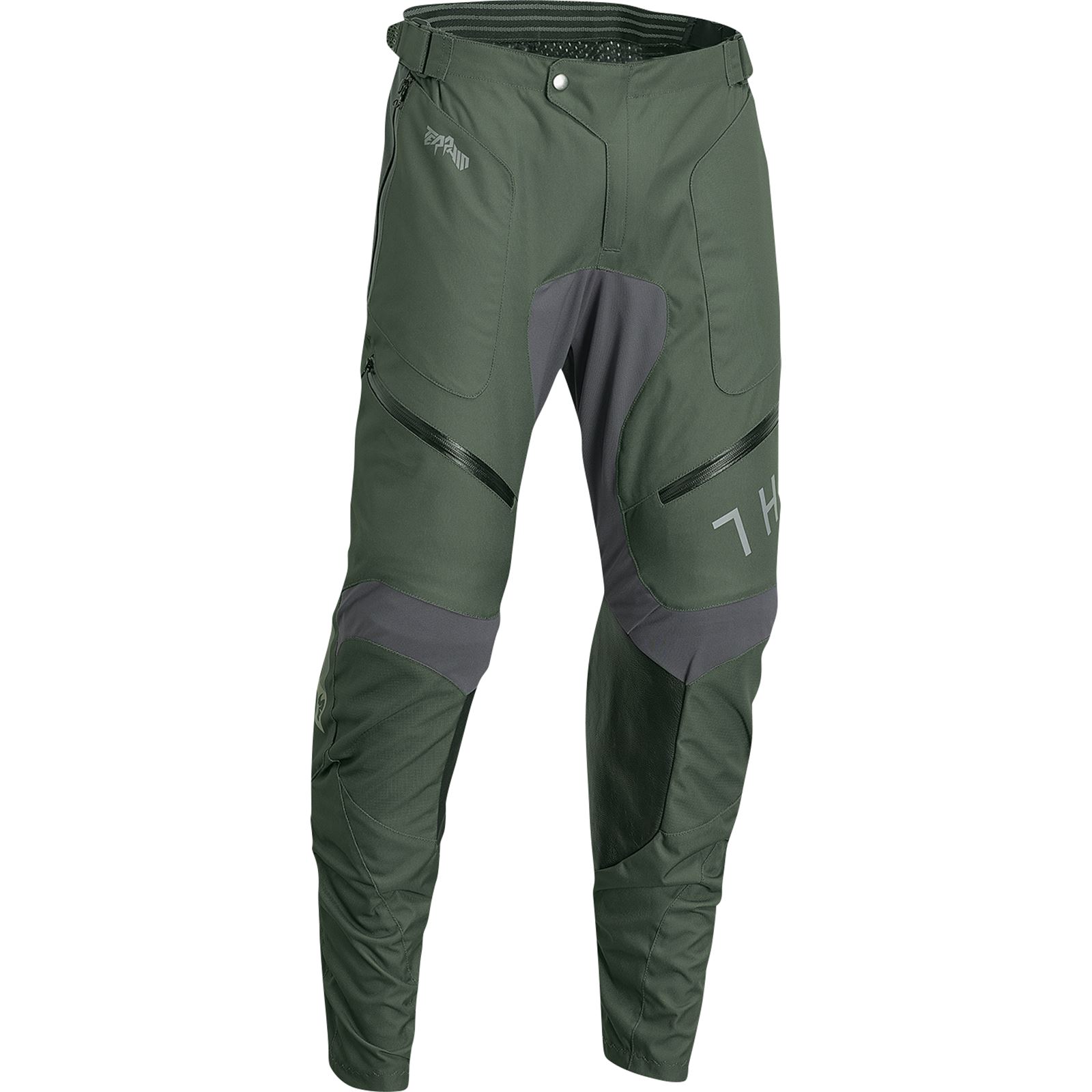 Thor Terrain In-the-Boot Pants - Army Green/Charcoal
