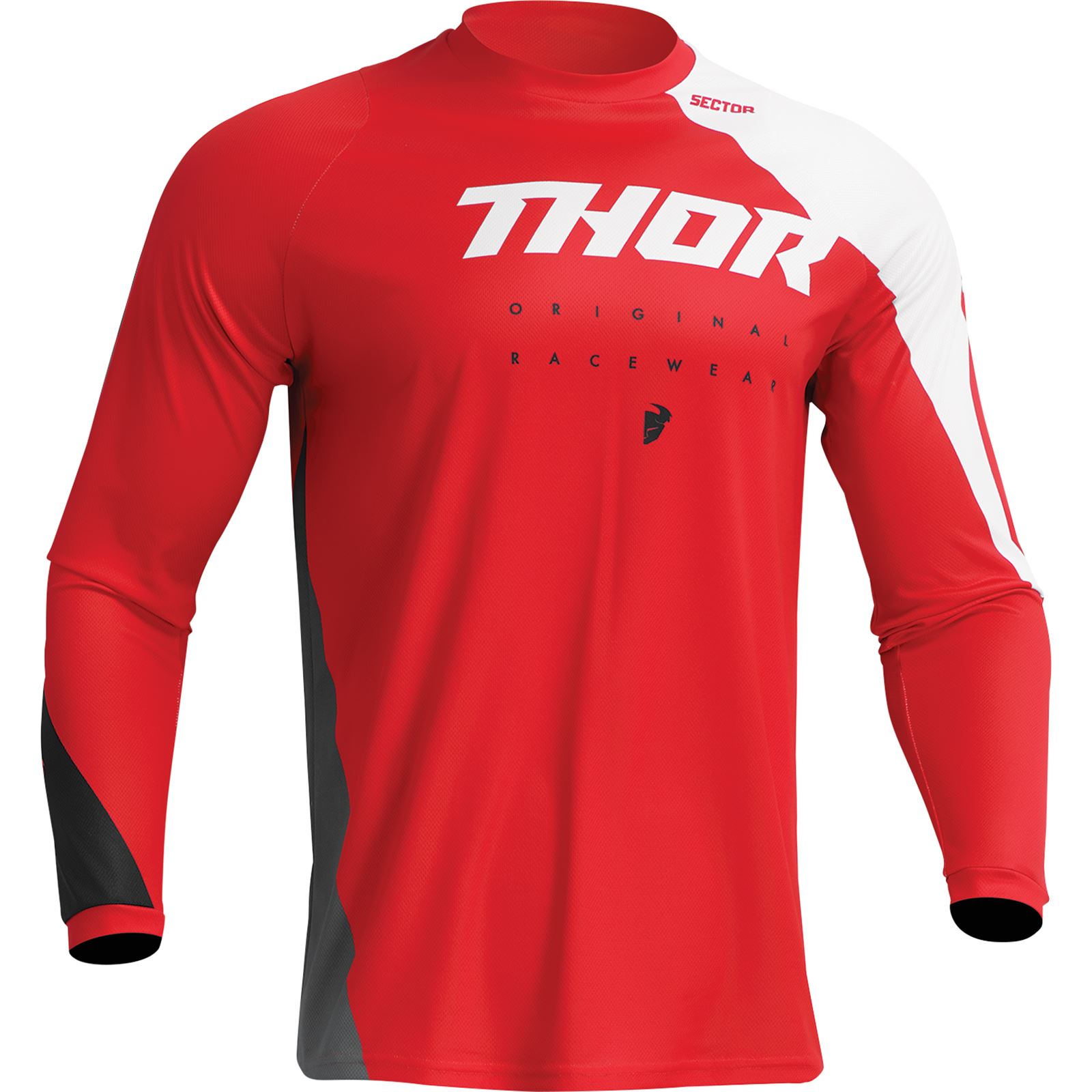 Thor Sector Edge Jersey - Red/White - XL