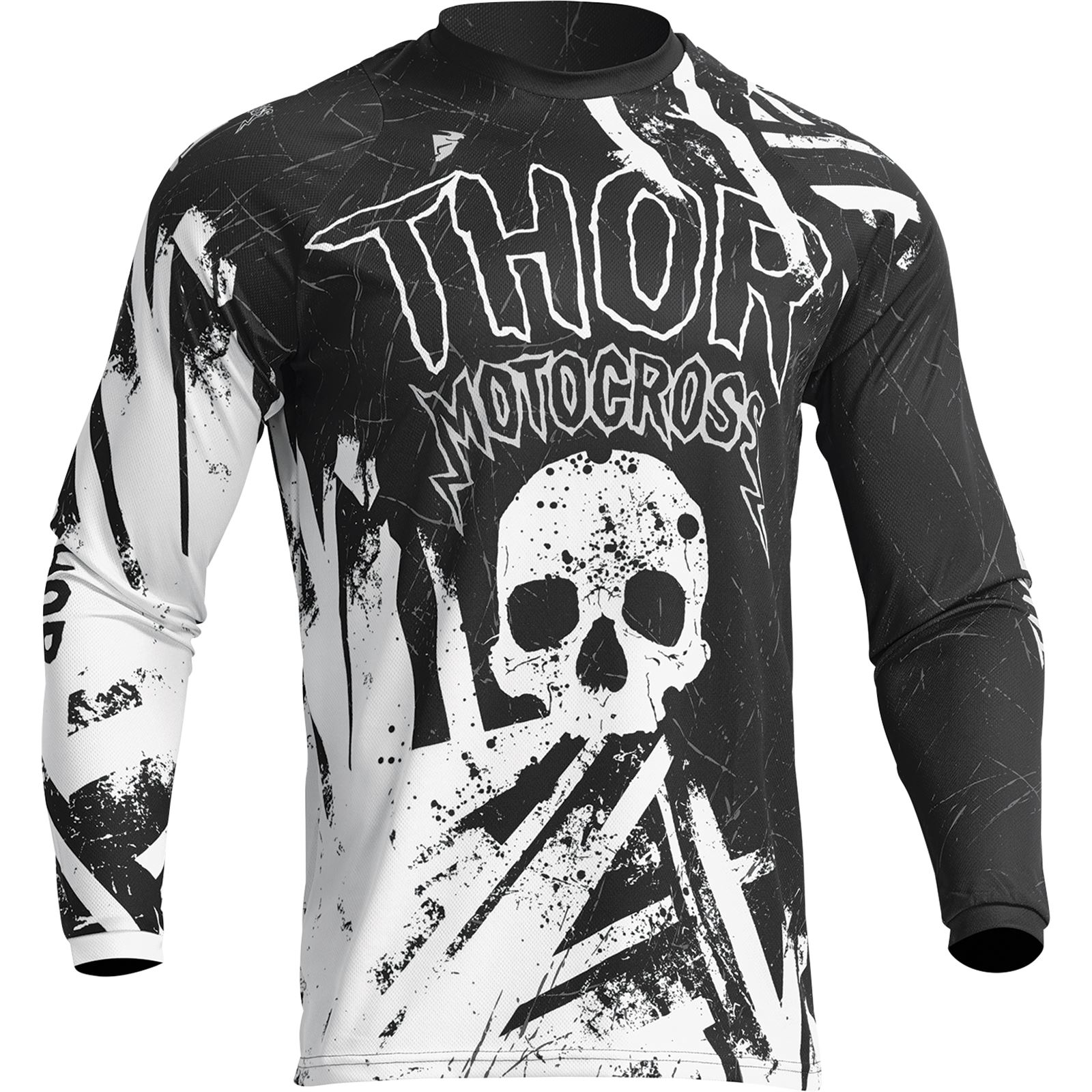 Thor Youth Sector GNAR Jersey - Black/White - 2XS