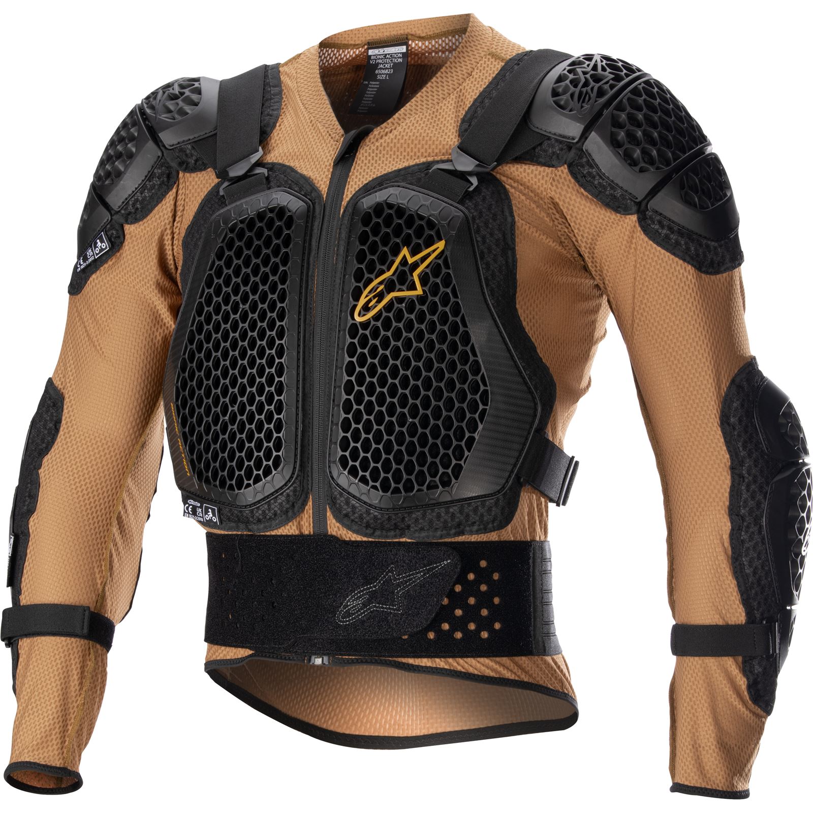 Alpinestars Bionic Action V2 Protection Jacket - Camel/Black