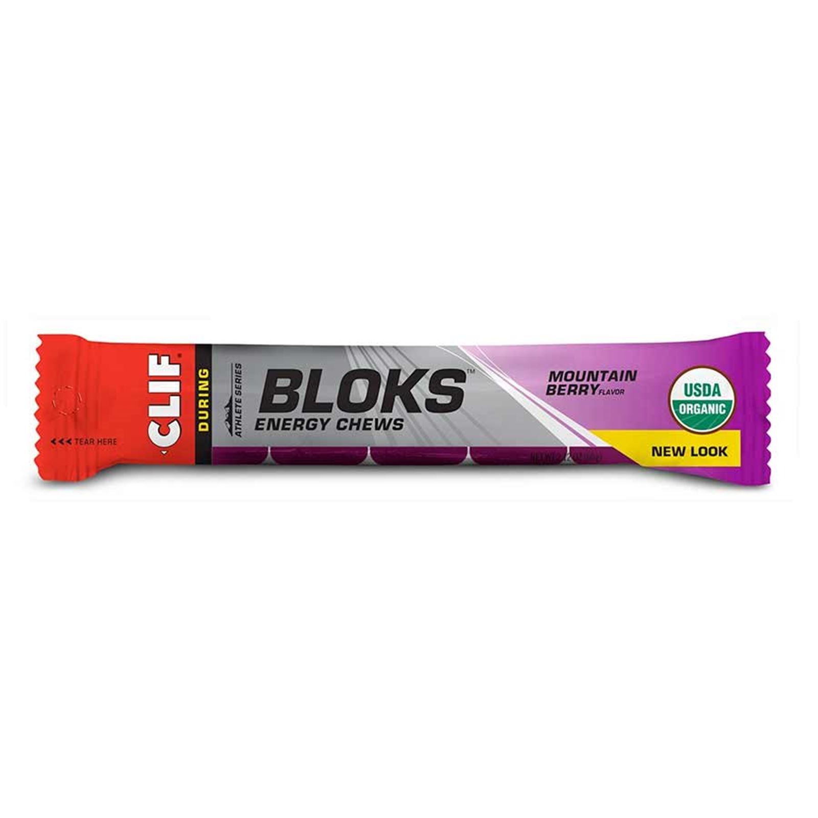 Clif Bar Bloks Chews - Mountain Berry - 18-Pieces