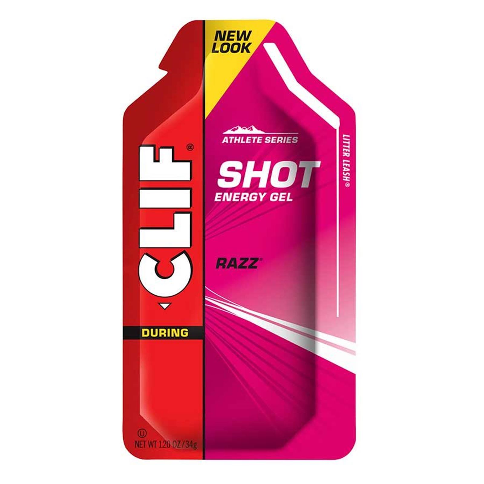Clif Bar Shot Energy Gels - Raspberry - 24-Pieces