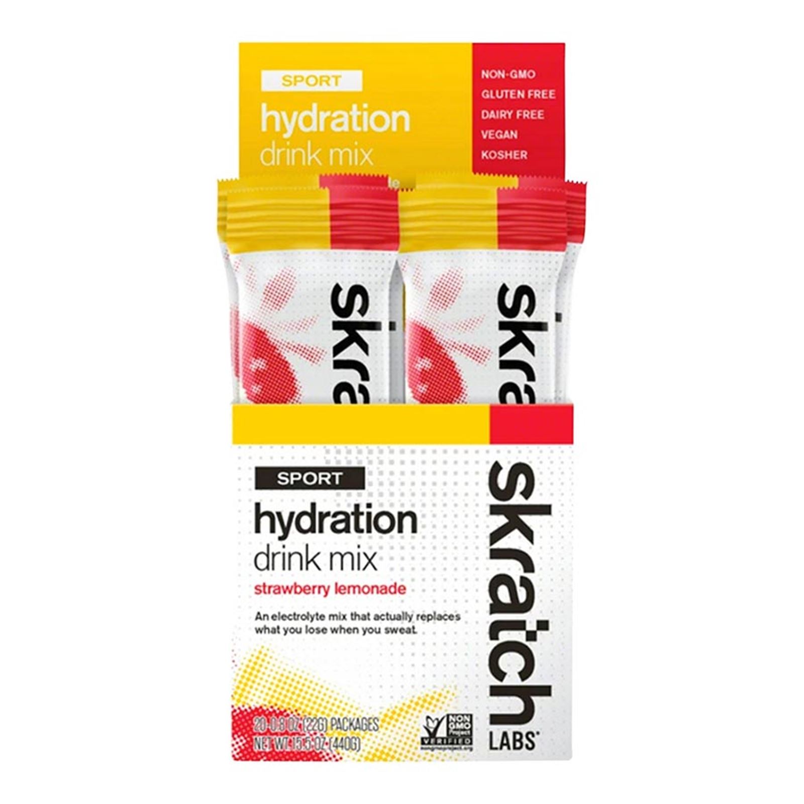 Skratch Labs Sport Hydration Drink Mix - Strawberry - 20 servings