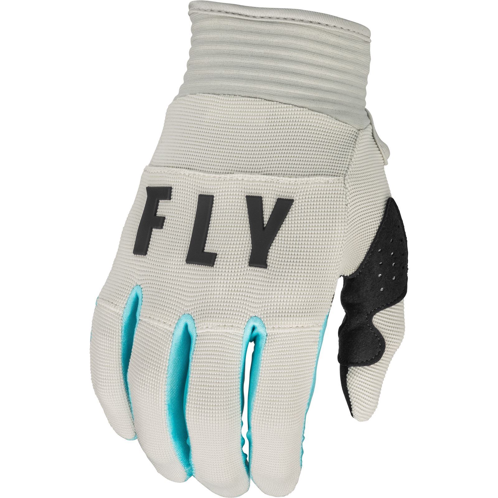 Fly Racing F-16 Gloves - Light Grey/Sky Blue - Small
