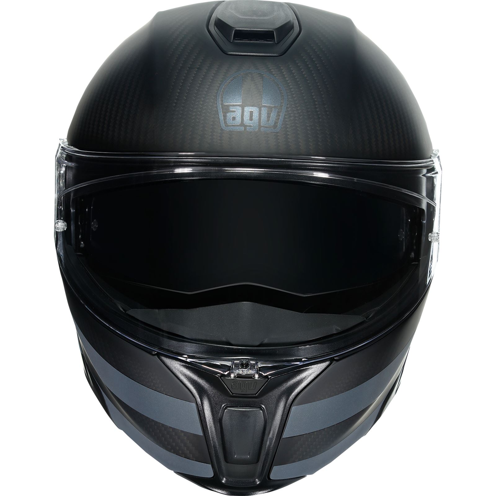 AGV Helmets SportModular Helmet - Dark Refractive - Carbon/Black