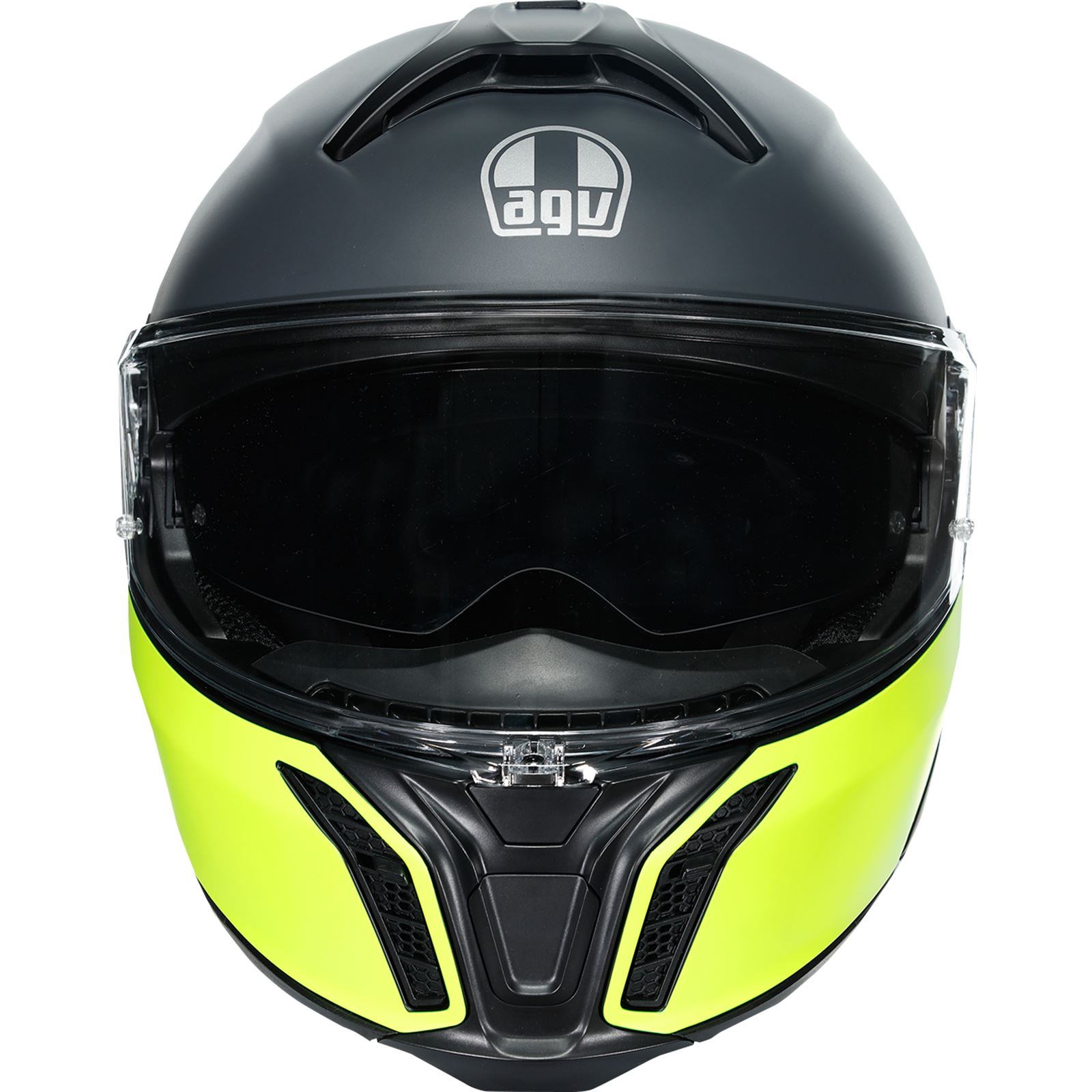 AGV Helmets Tourmodular Helmet - Balance - Black/Yellow Fluo/Gray