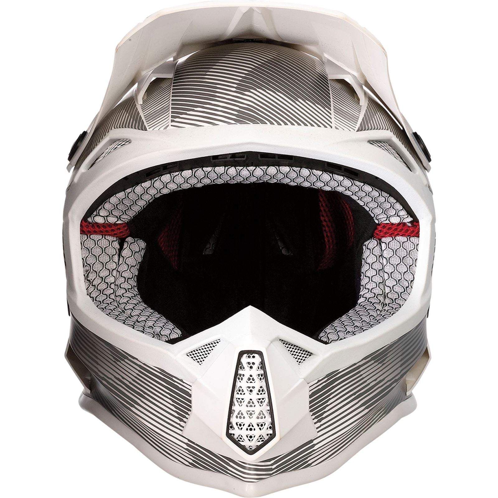 Moose Racing Youth F.I. Helmet - Agroid Camo - MIPS® - Gray/White