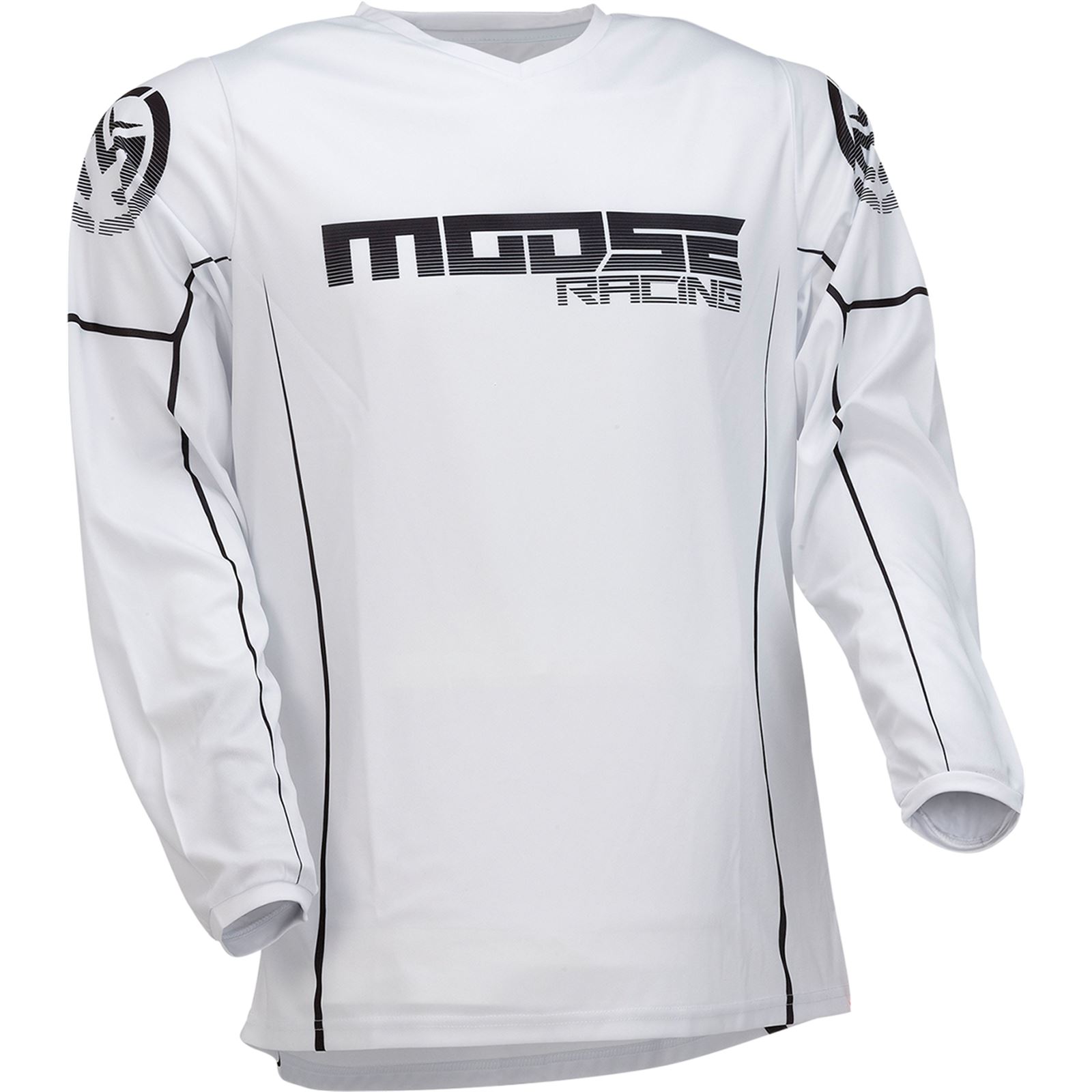 Moose Racing Qualifier® Jersey - Black/White - Large