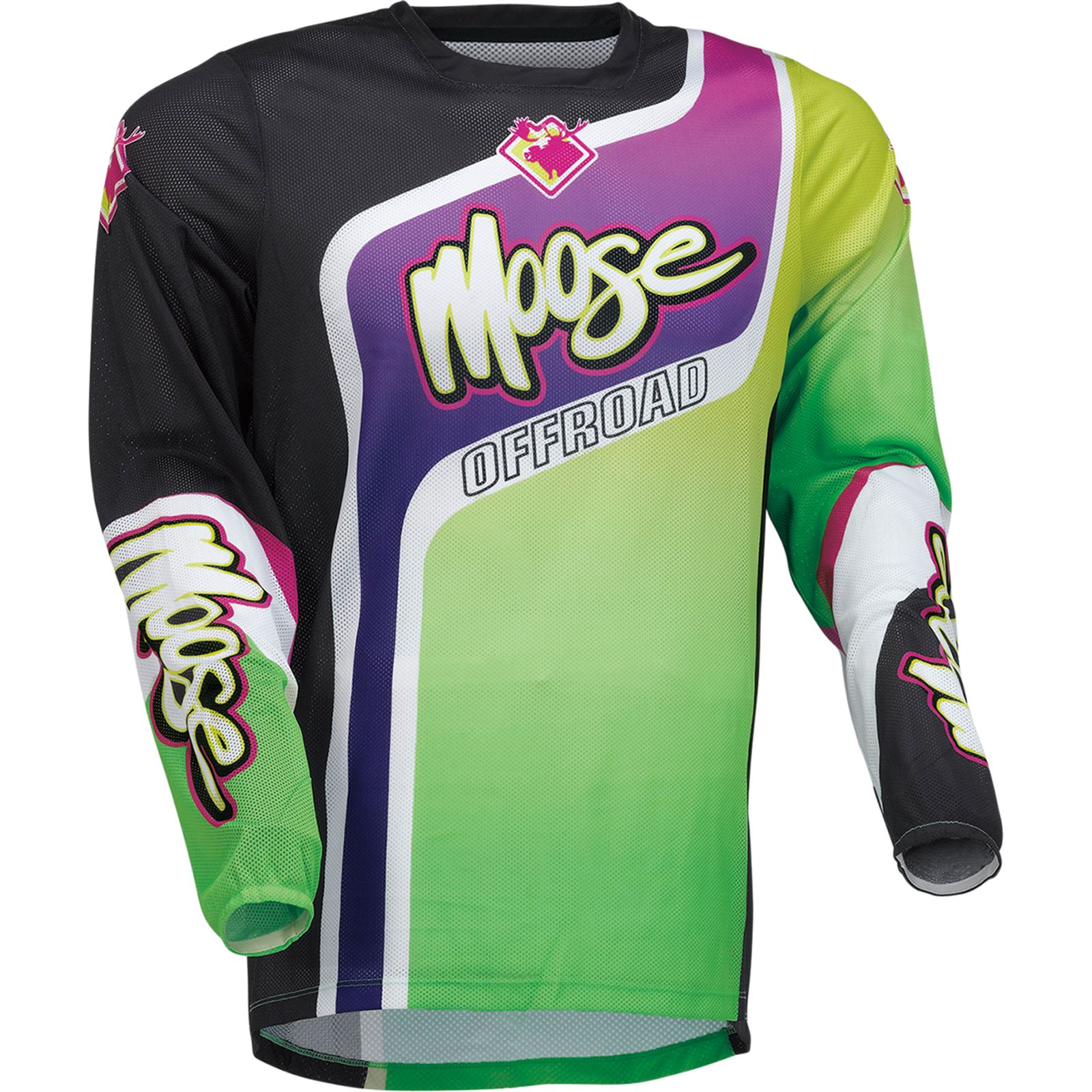 Moose Racing Sahara™ Jersey - Purple/Green - XL