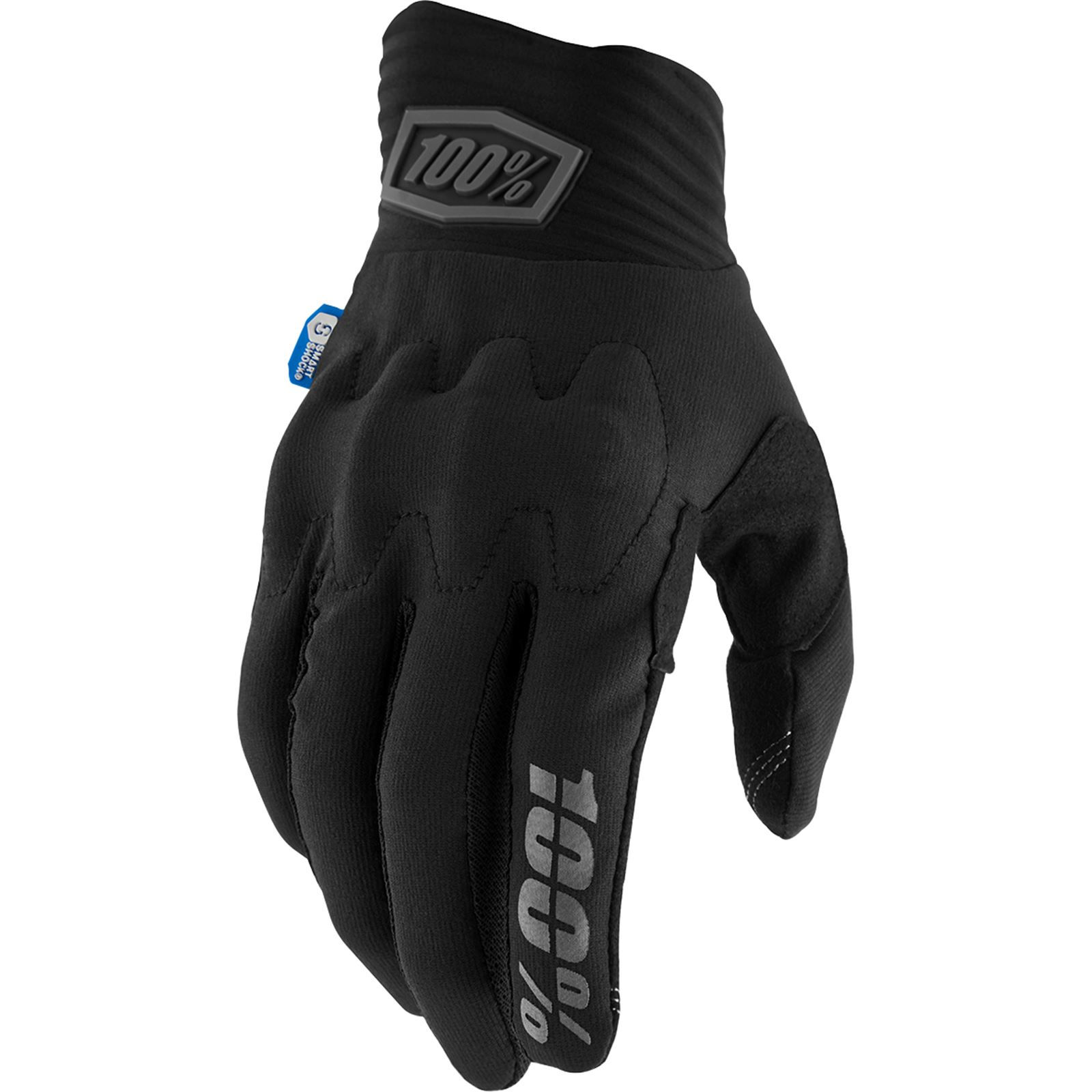 100% Cognito Smart Shock Gloves - Black - XL