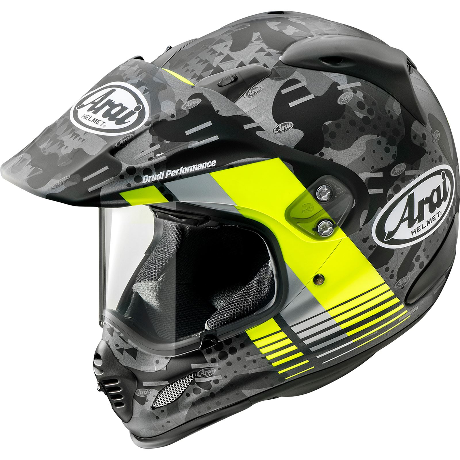 Arai XD-4 Helmet - Cover - Fluorescent Yellow Frost - XL