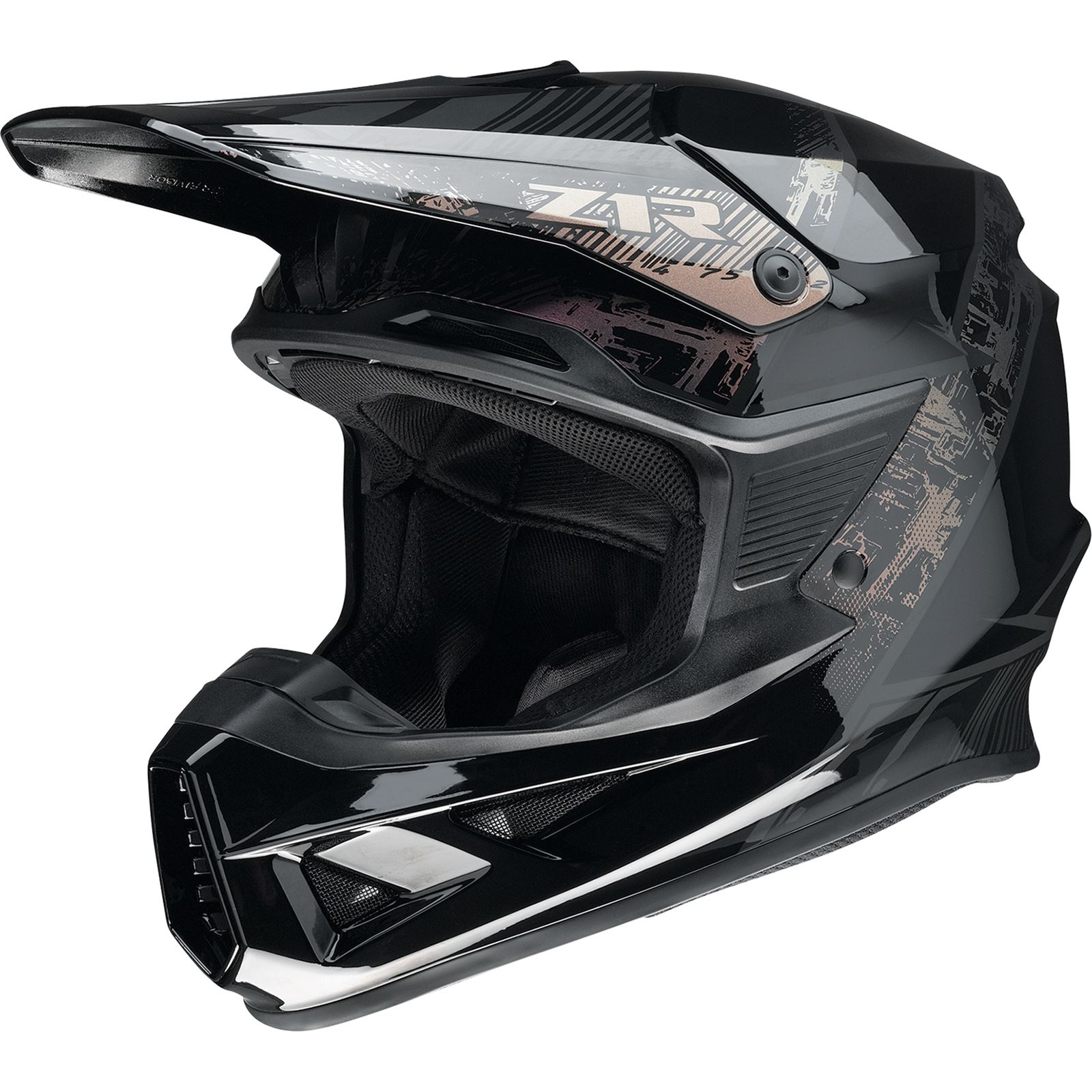 Atv 3xl Dirt Bike Helmet Z1R Helmet Fractal MIPS® Iridescent 3XL