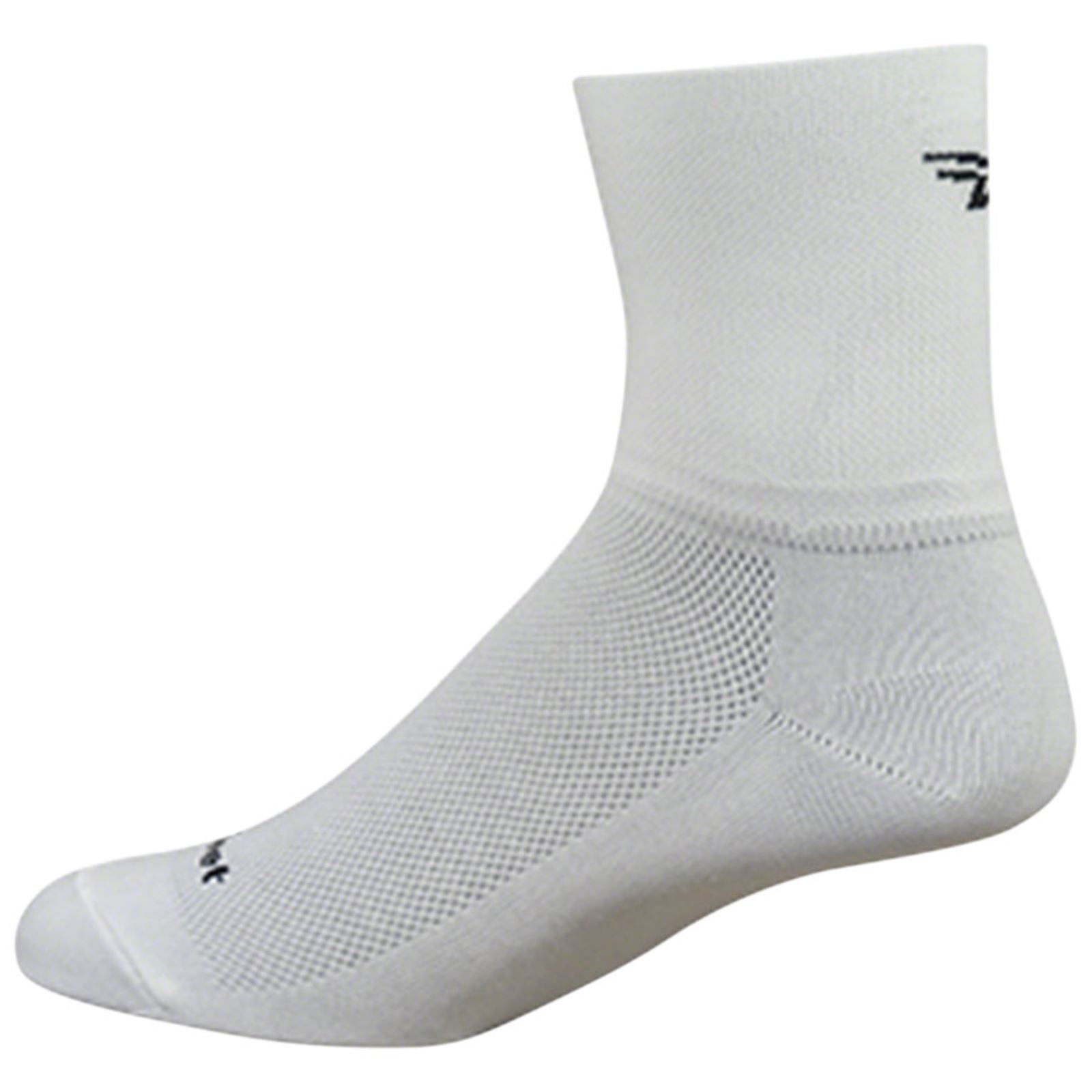 DeFeet Aireator 2-3" Cuff Socks - White