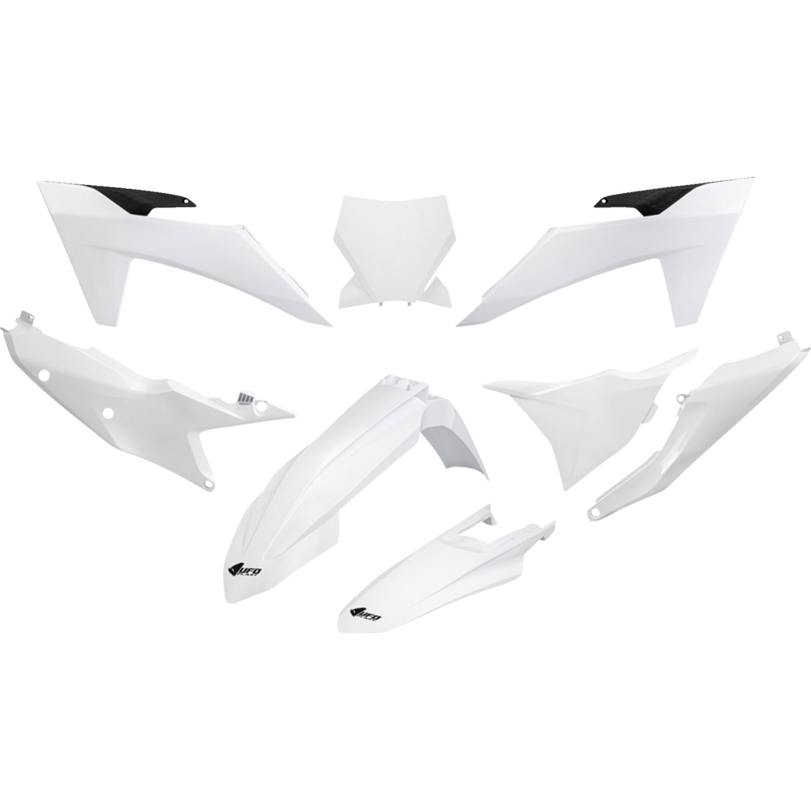 UFO Plastics Replacement Body Kit White Motorcycle, ATV / UTV