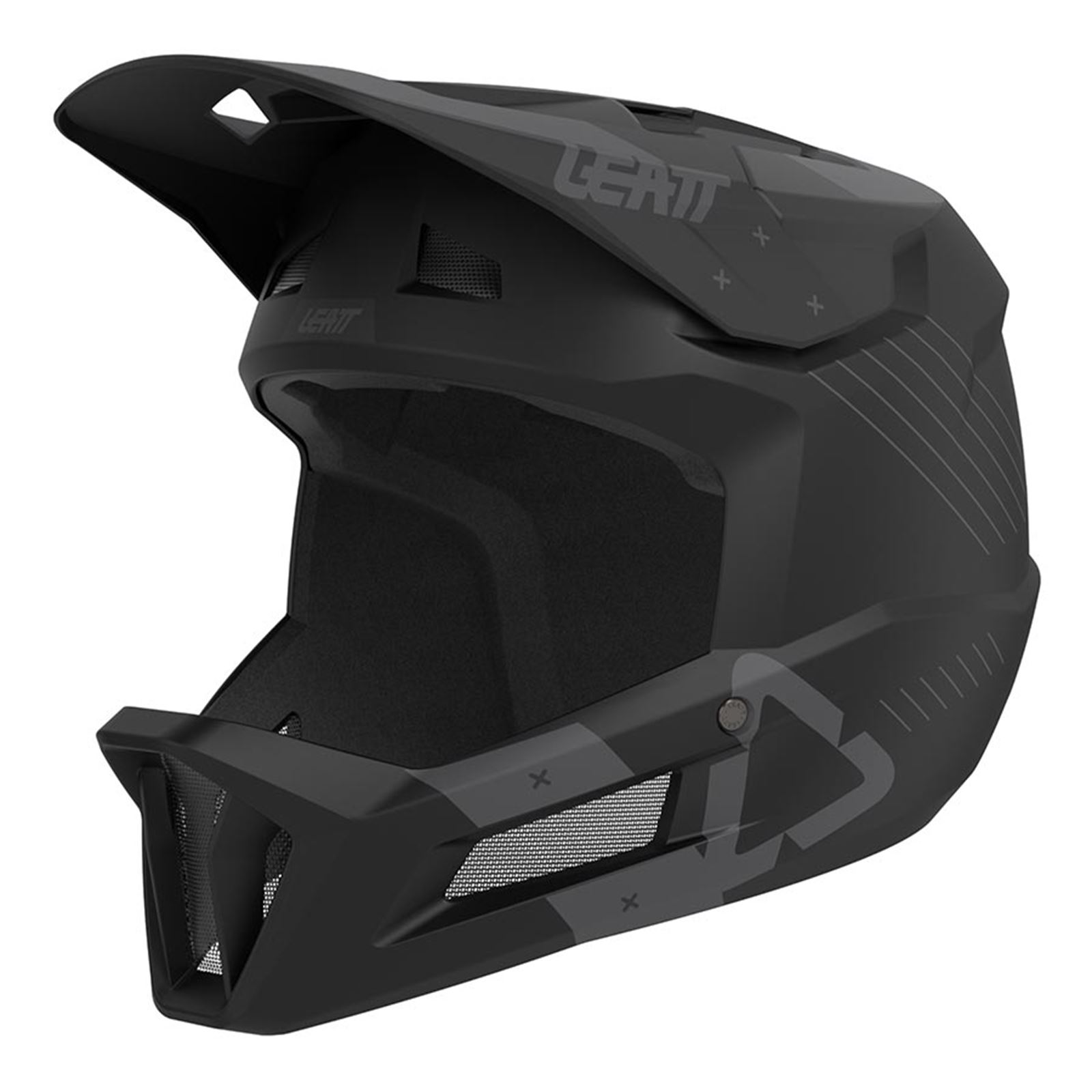 Leatt MTB Gravity 2.0 Men Full Face Helmet - Stealth - XL 61-62cm 