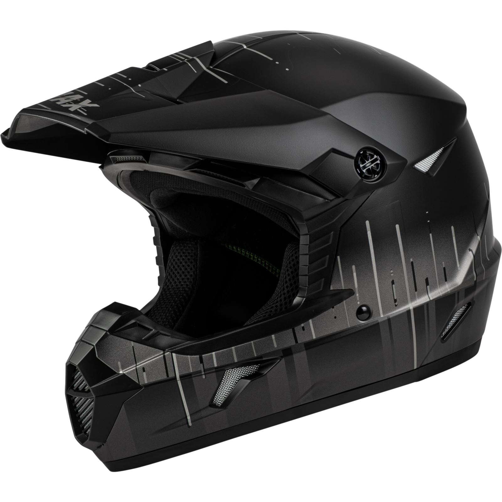 GMax MX46 Frequency OffRoad Helmet Matte Black/Grey Large