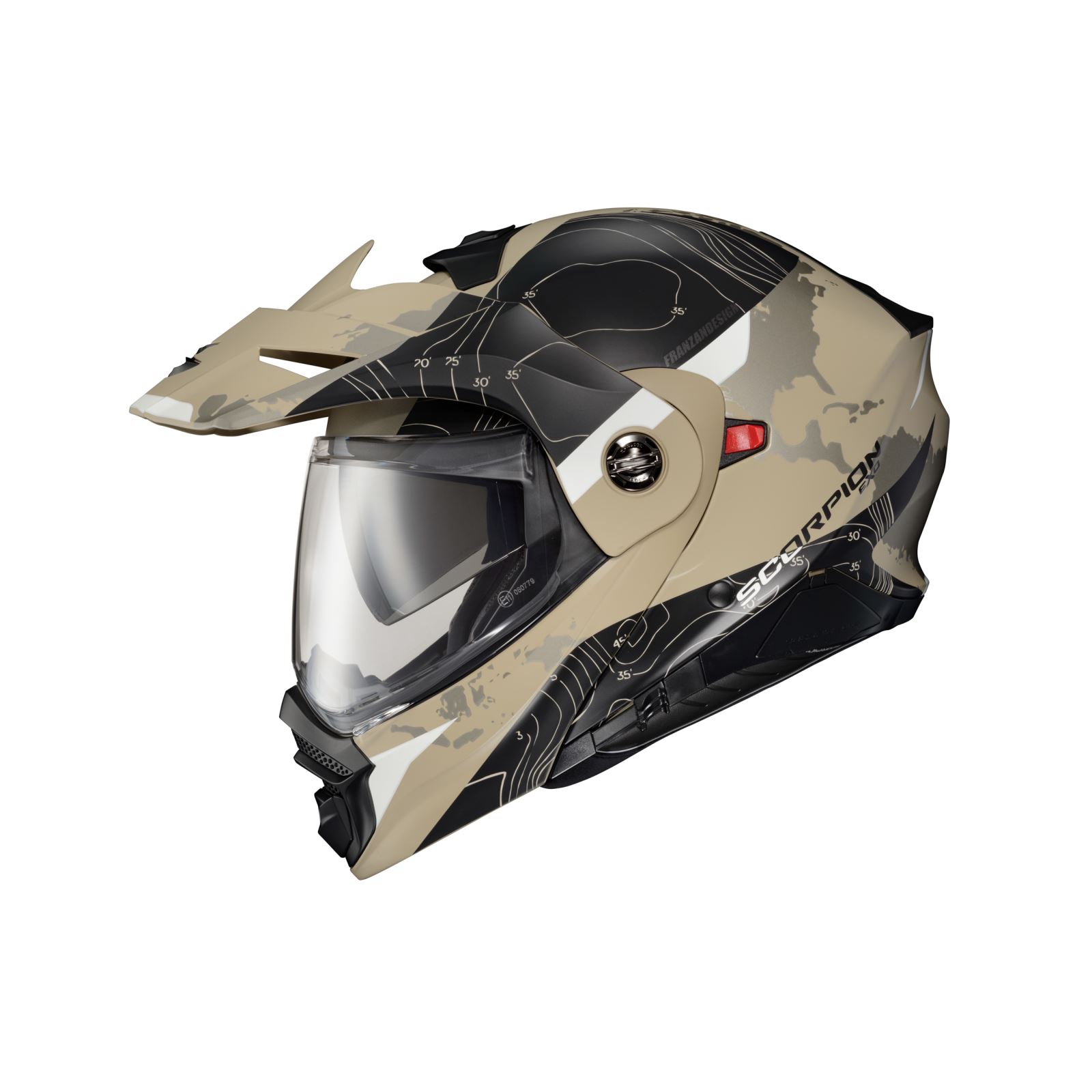 ScorpionEXO Exo-AT960 Modular Helmet - Topographic Sand/Black
