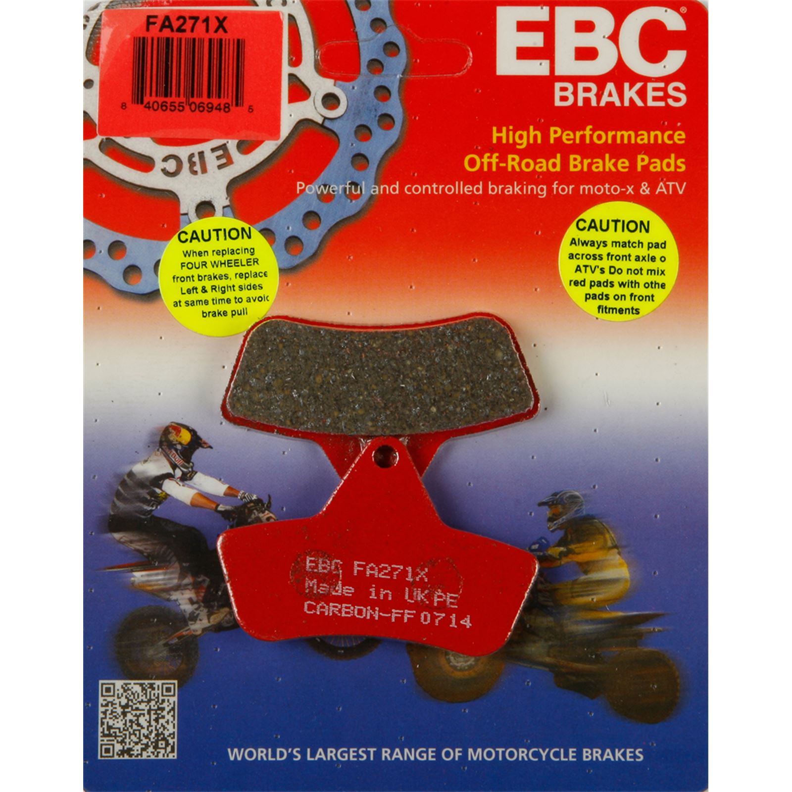 EBC FA659X Carbon X Series Disc Brake Pad 