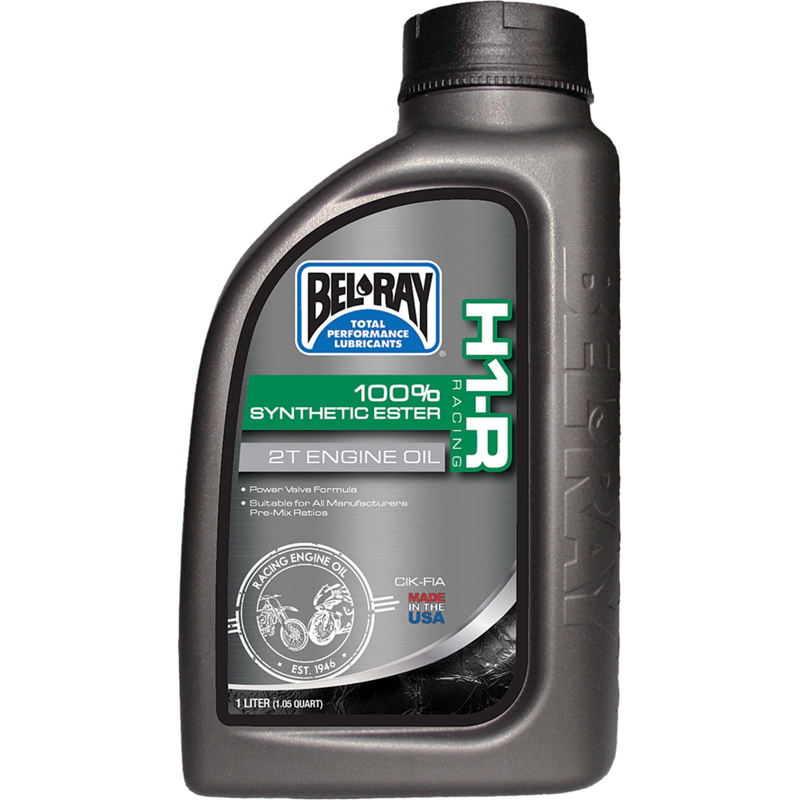 Bel-Ray H1-R 100% Synthetic Ester 2T Engine Oil - 1/Liter