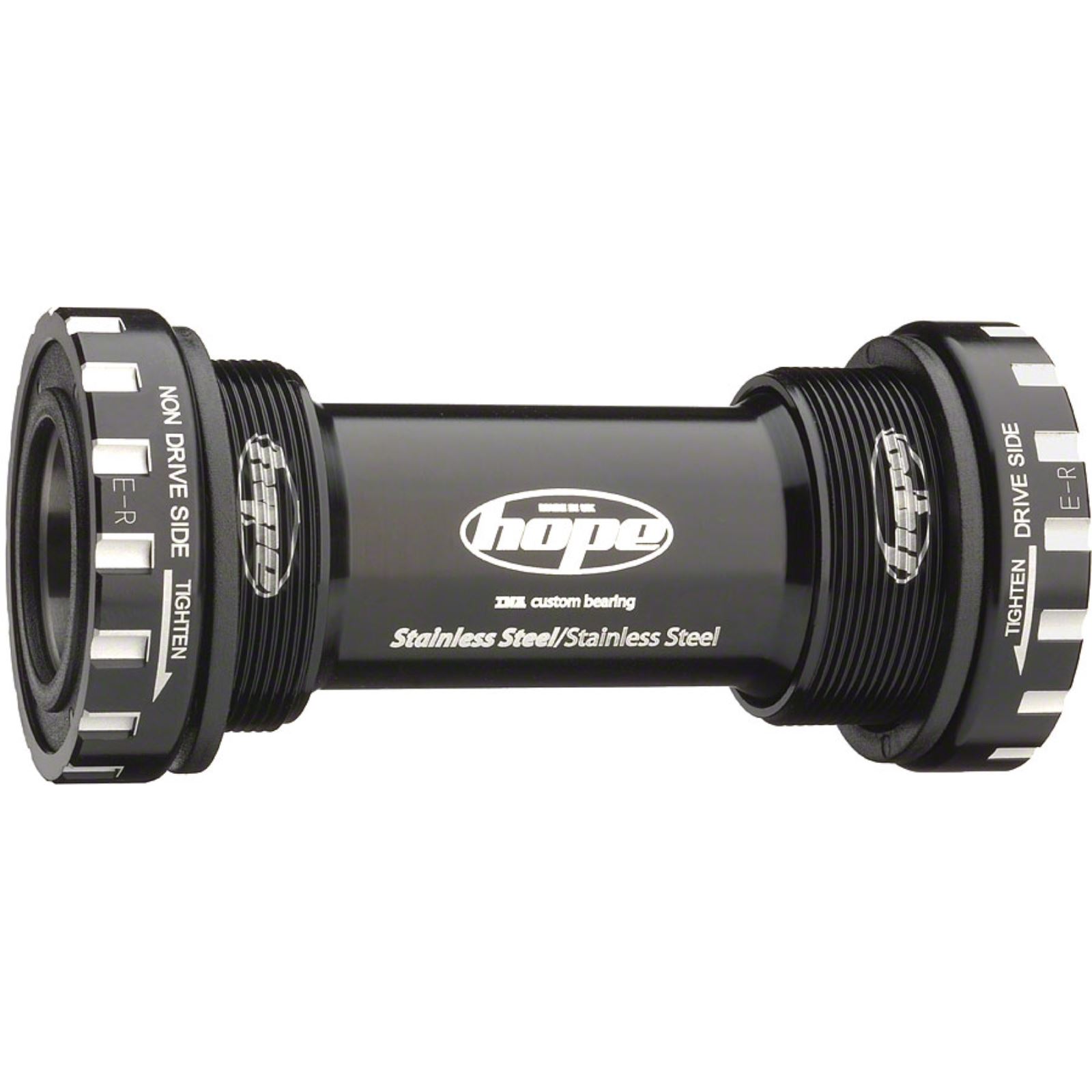 Hope BSA Threaded Bottom Bracket - 68/73 - Stainless - Black ...