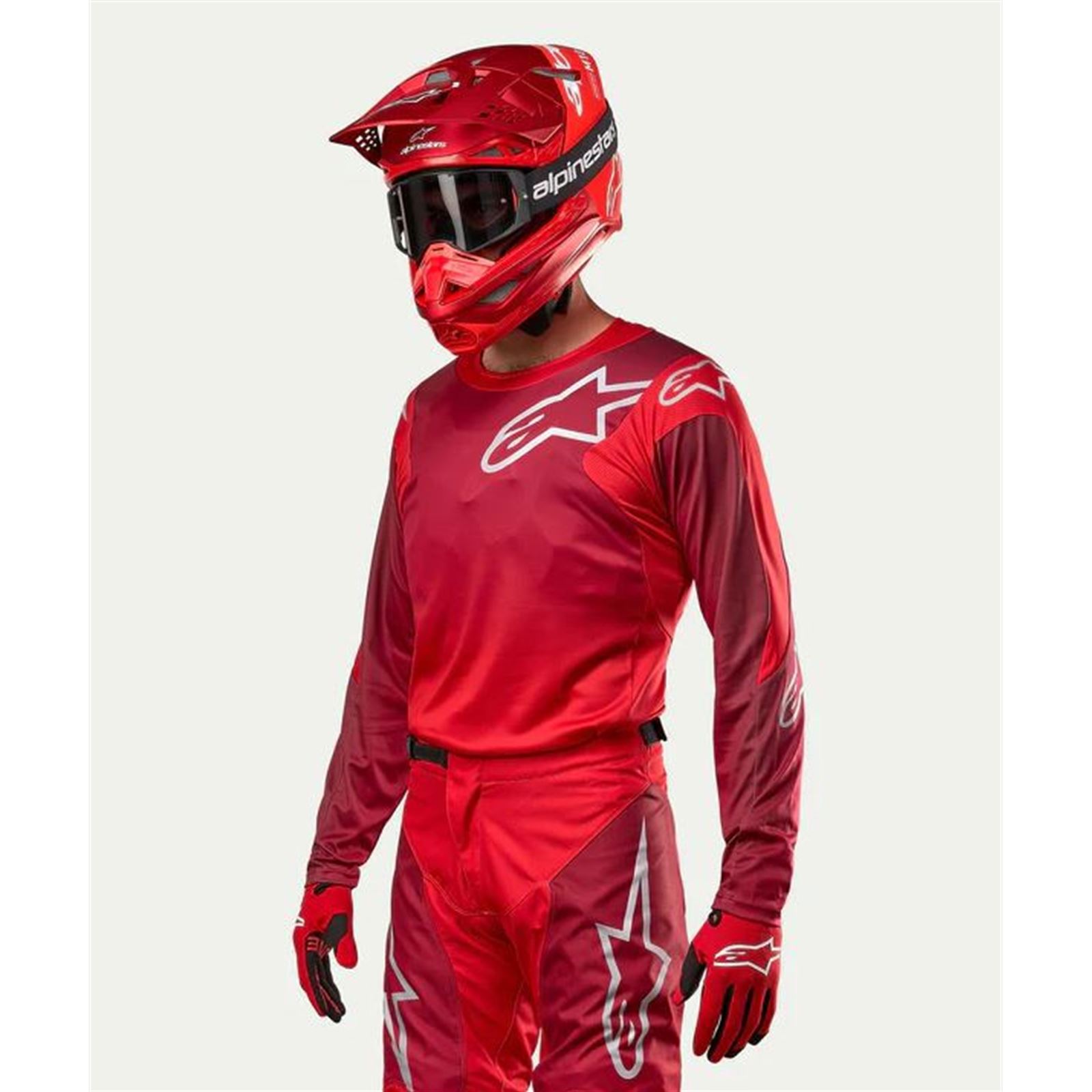 Alpinestars 2024 Racer Hoen Jersey - Mars Red/Burgundy - Large ...