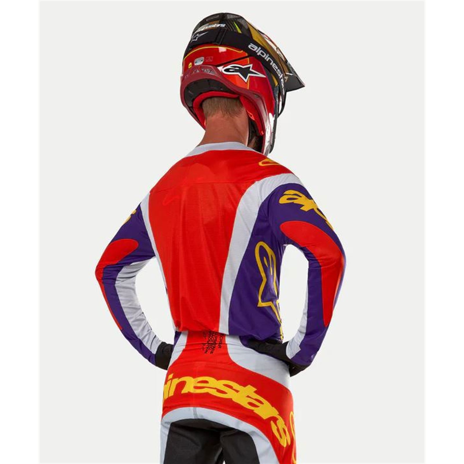 Alpinestars (MX24) Jersey - TechStar OCURI (Purple/Hot Orange