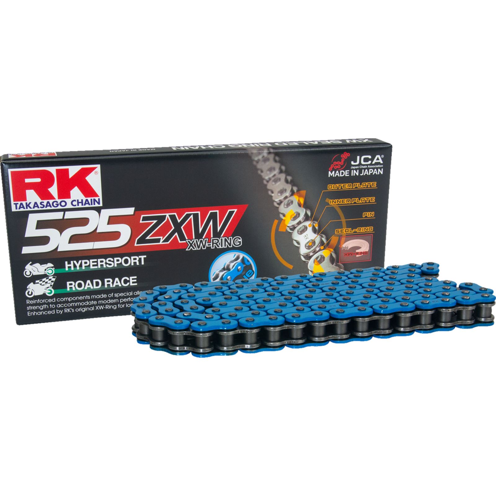 RK Excel 525 ZXW - Drive Chain - 150 Links - Blue