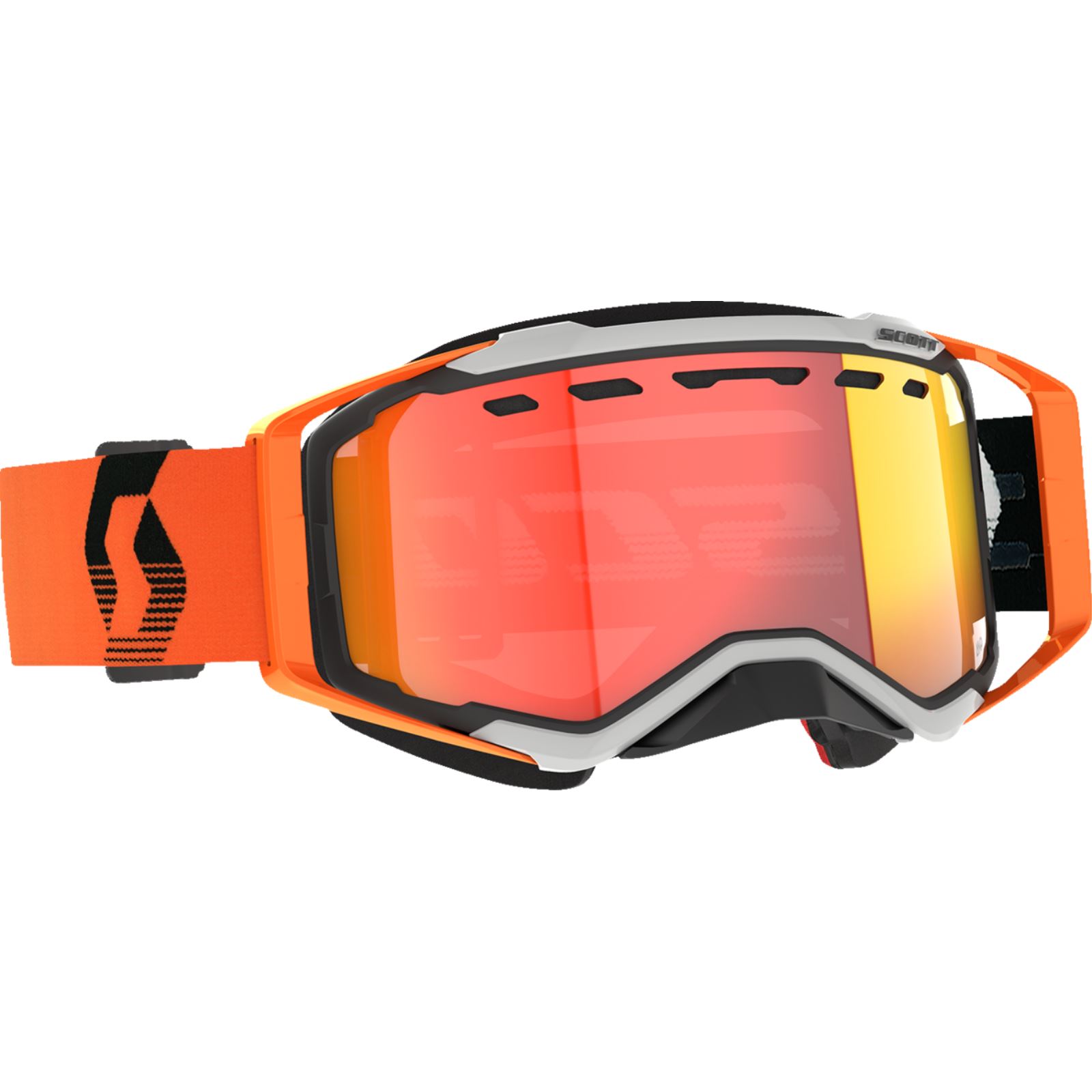 Scott Prospect Snow Cross Goggles Gray/Orange - Light Sensitive Chrome ...