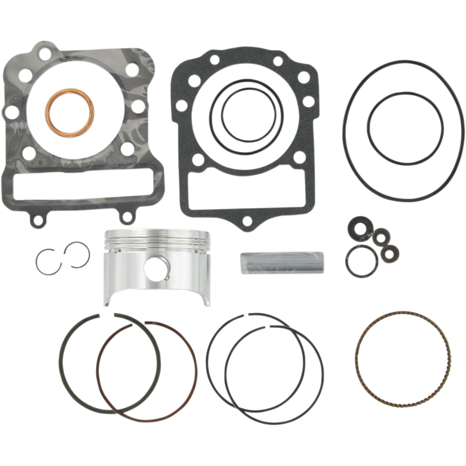 Wiseco PK1050 76.00 mm 8.6:1 Compression ATV Piston Kit with Top-End Gasket Kit 