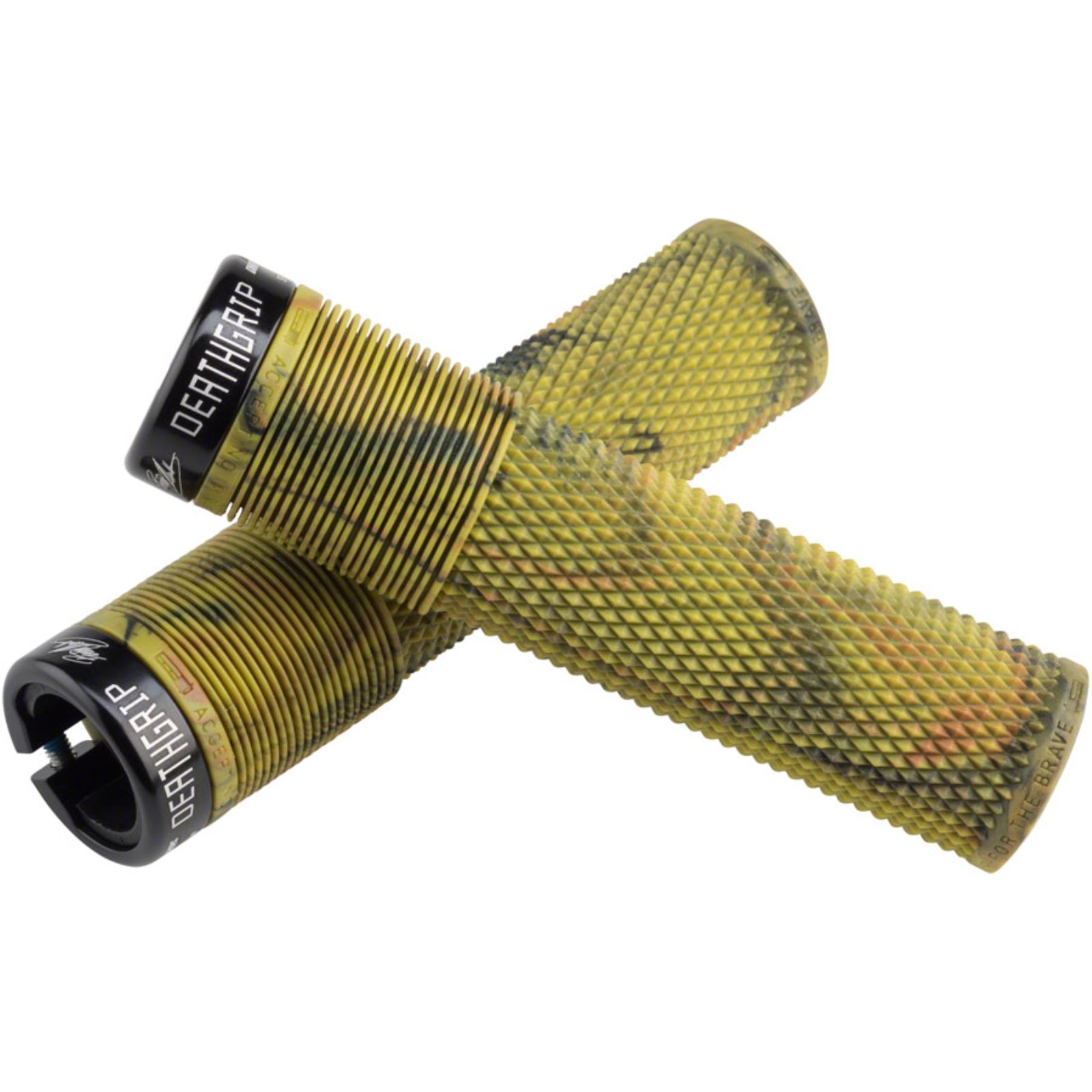 DMR DeathGrip Flangeless Grips - Thick, Lock-On, Camo - Motorcycle, ATV ...