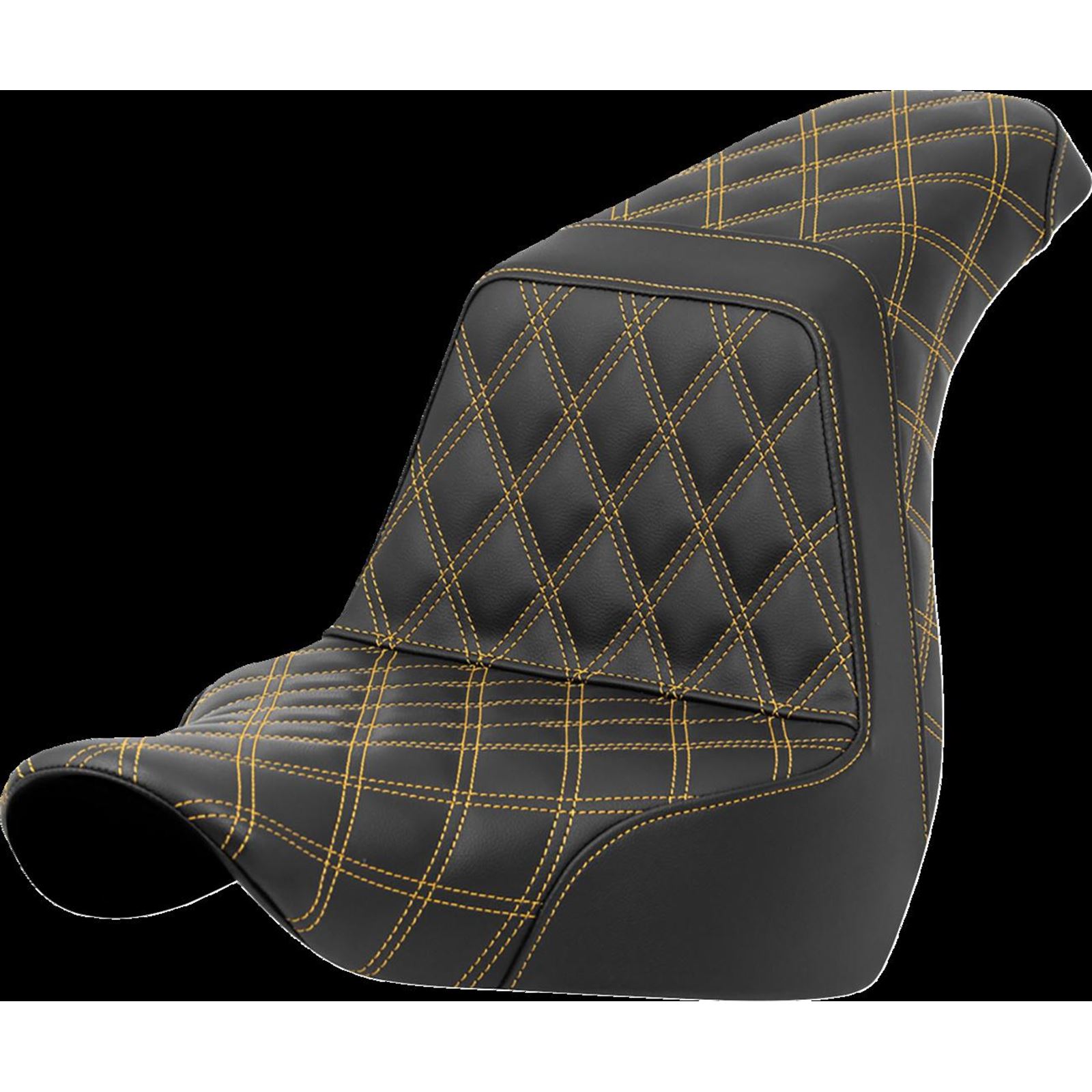 hopkjvvfページ Saddlemen Step-Up Seat - Full Lattice Stitch Gold Stitch