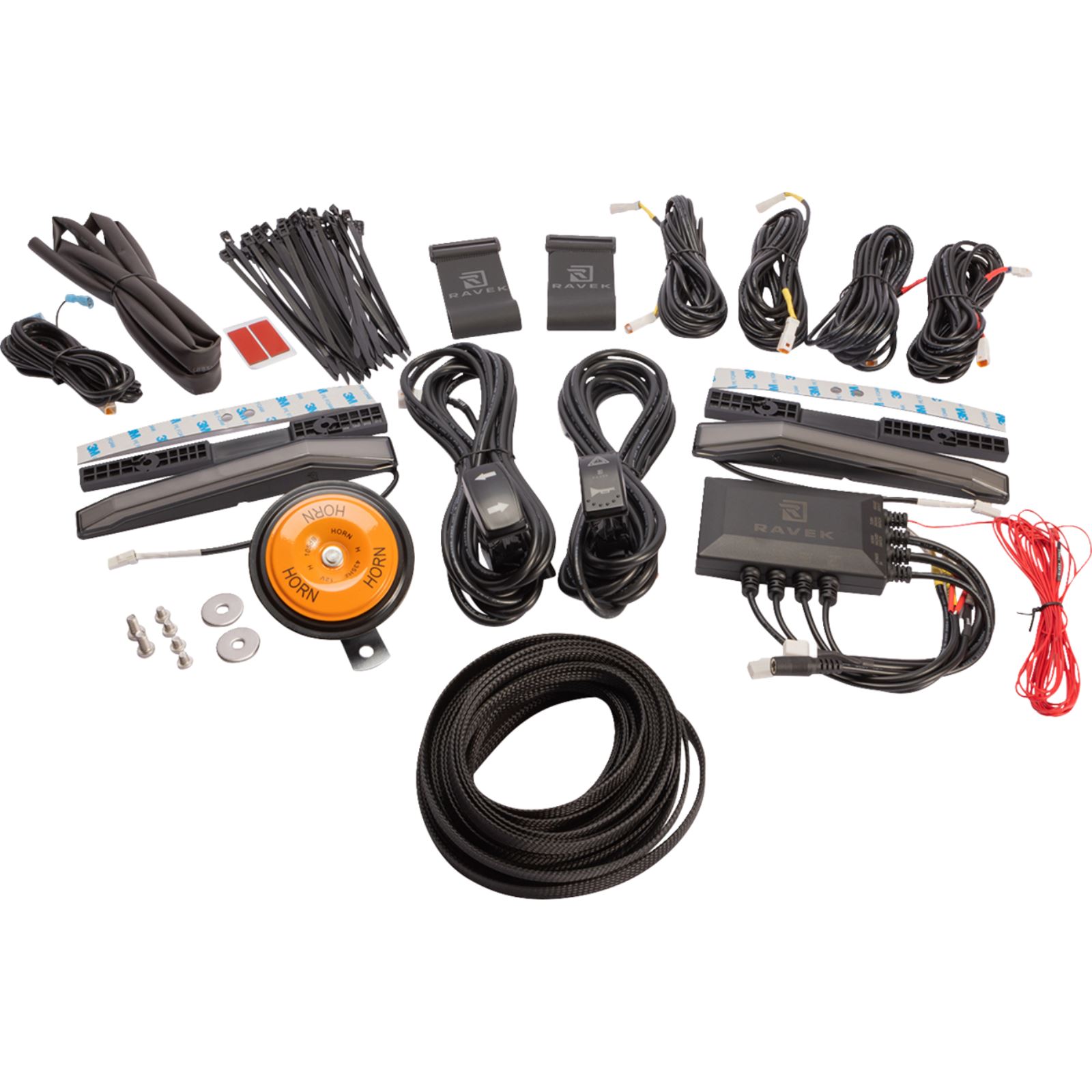 Ravek Turn Signal Kit - Amber - White Running Lights for Can
