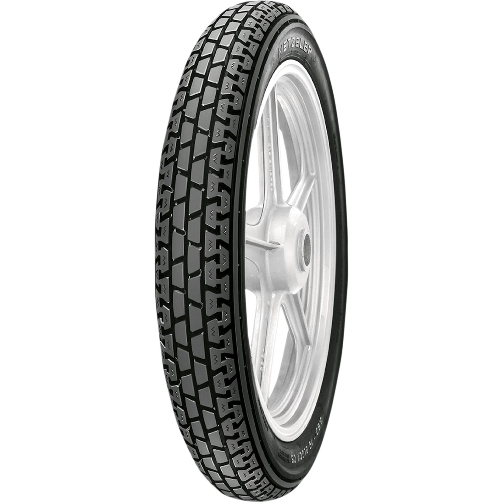 Metzeler Tire Black 3.50-18 56S - Front/Rear