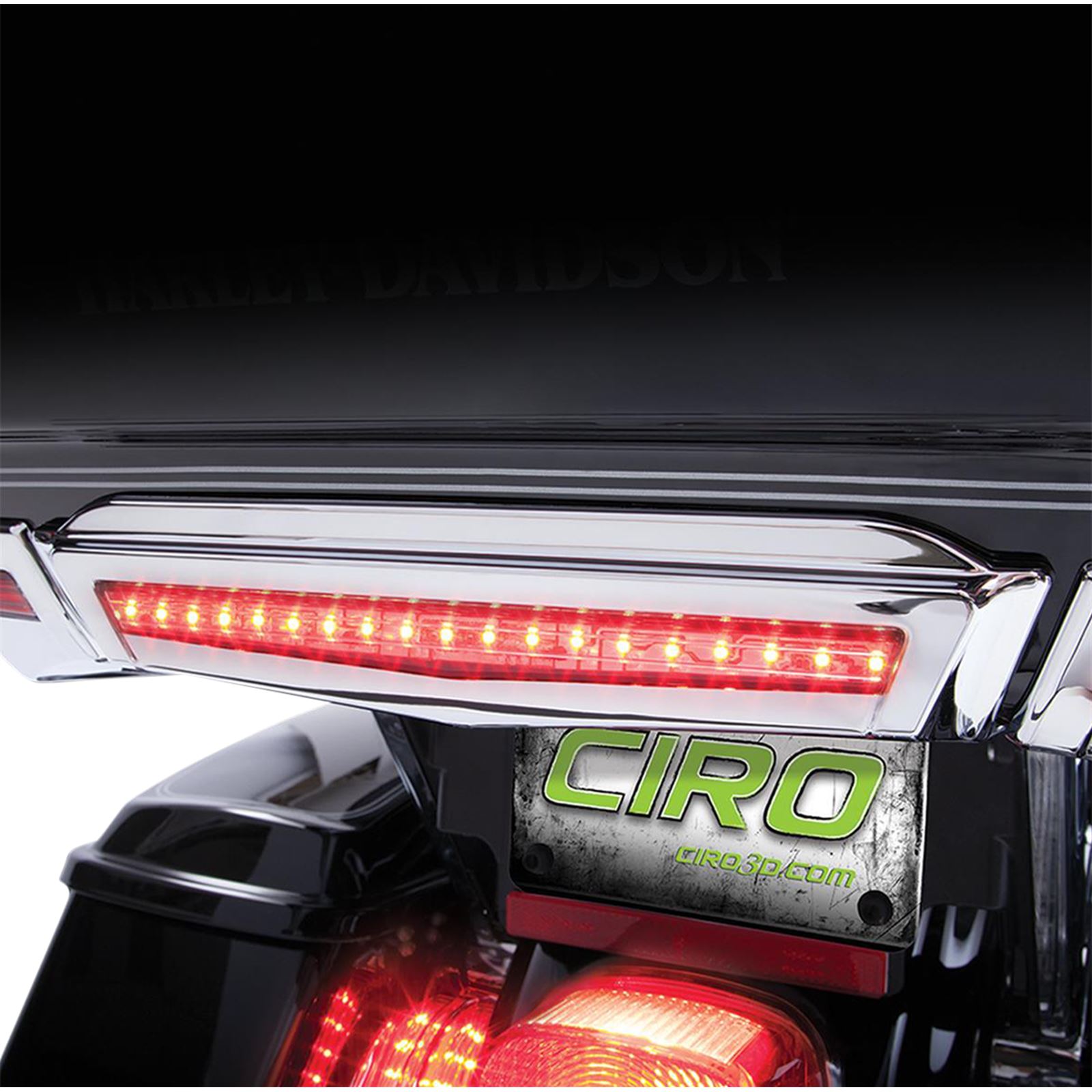 Ciro Center Brake Light - Chrome