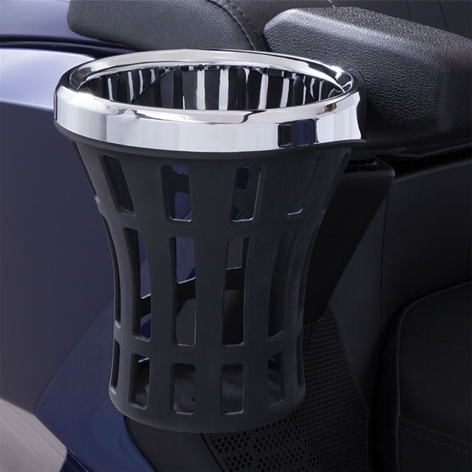 Ciro Chrome Passenger Drink Holder with Ball Mount is at