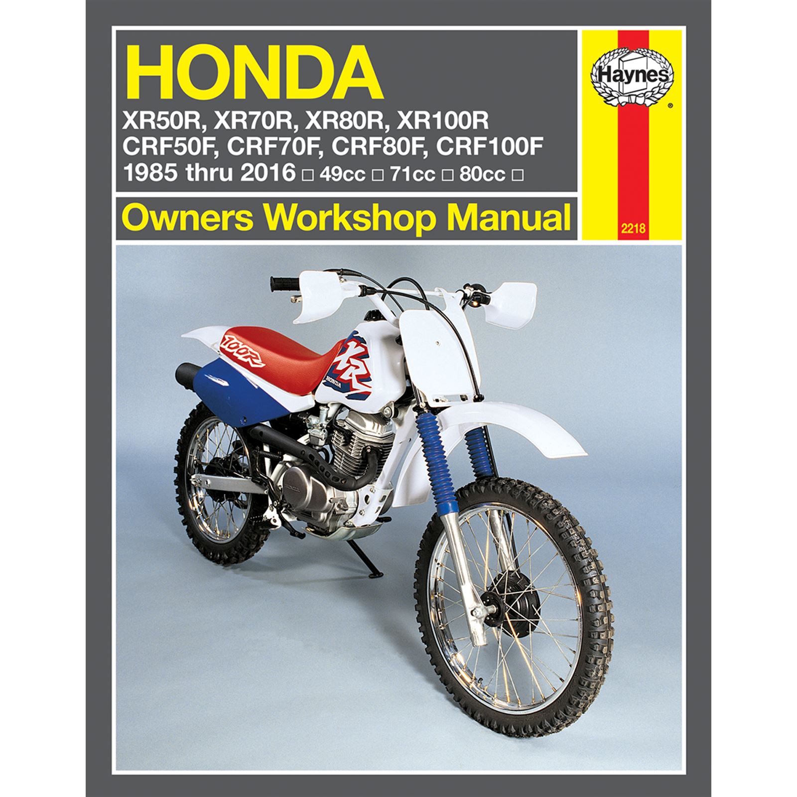 Haynes Manuals Manual for Honda XR80R/XR100R