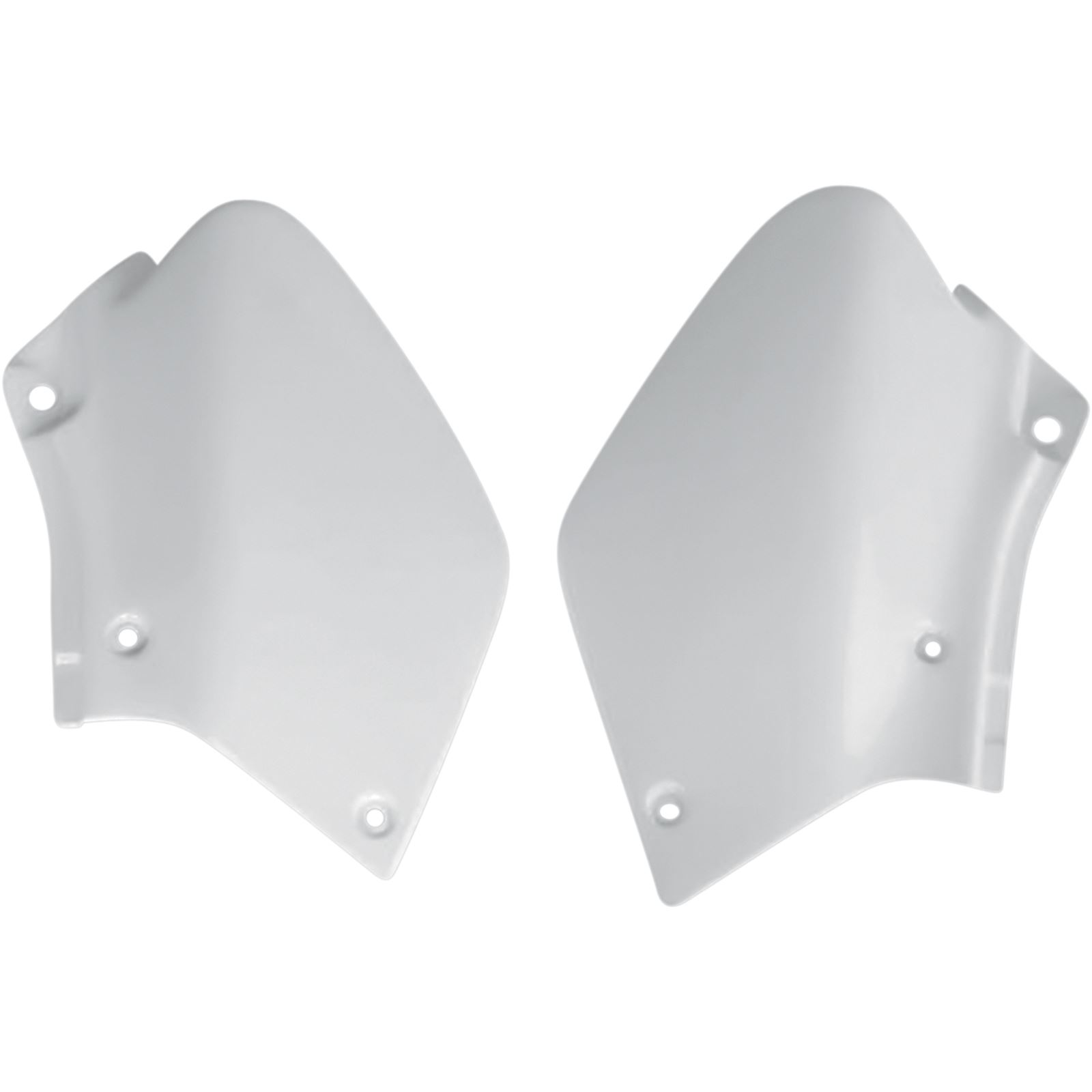 UFO Plastics Side Covers - XR400 '96-00 - White