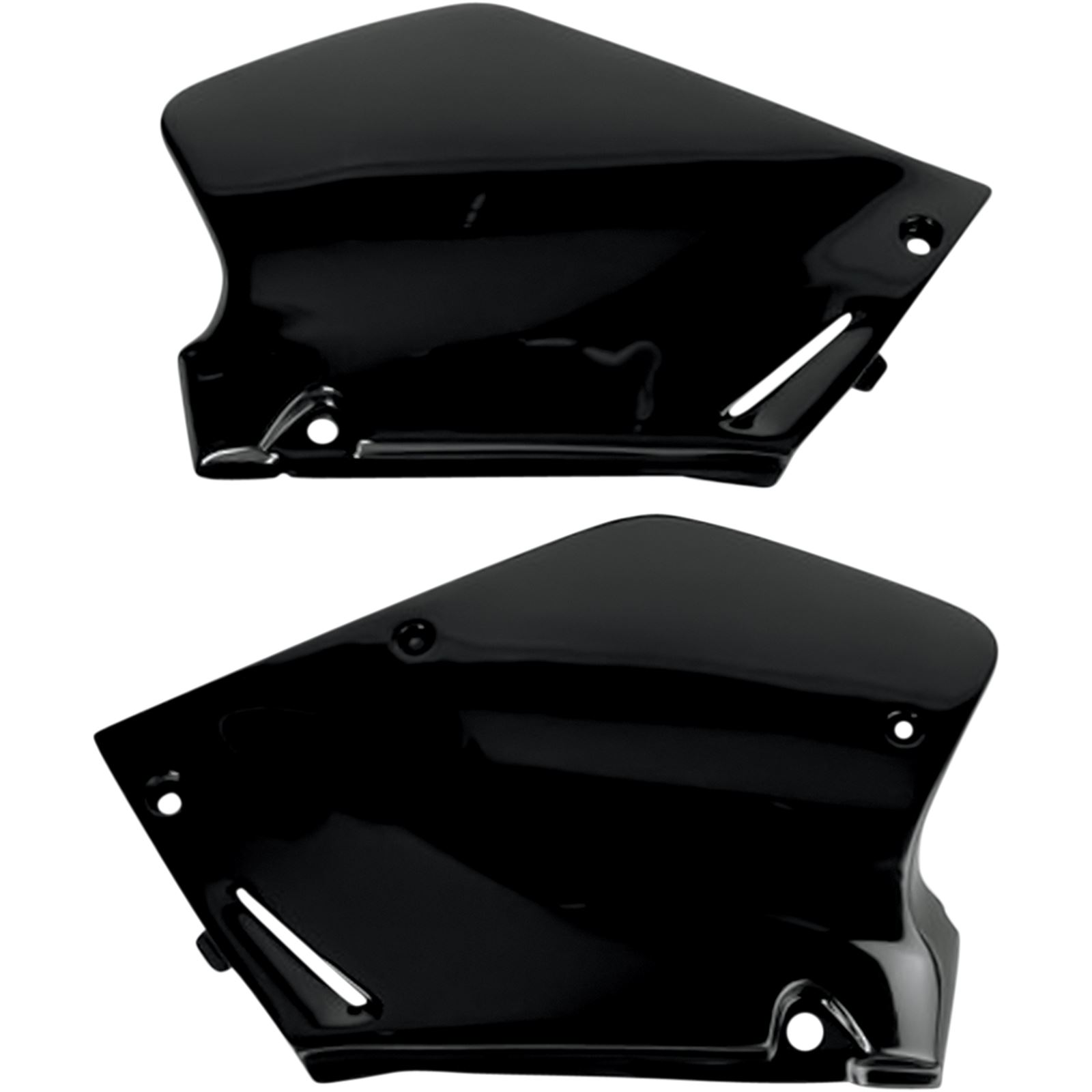 UFO Plastics Side Covers - CR125-250 '95-6 - Black