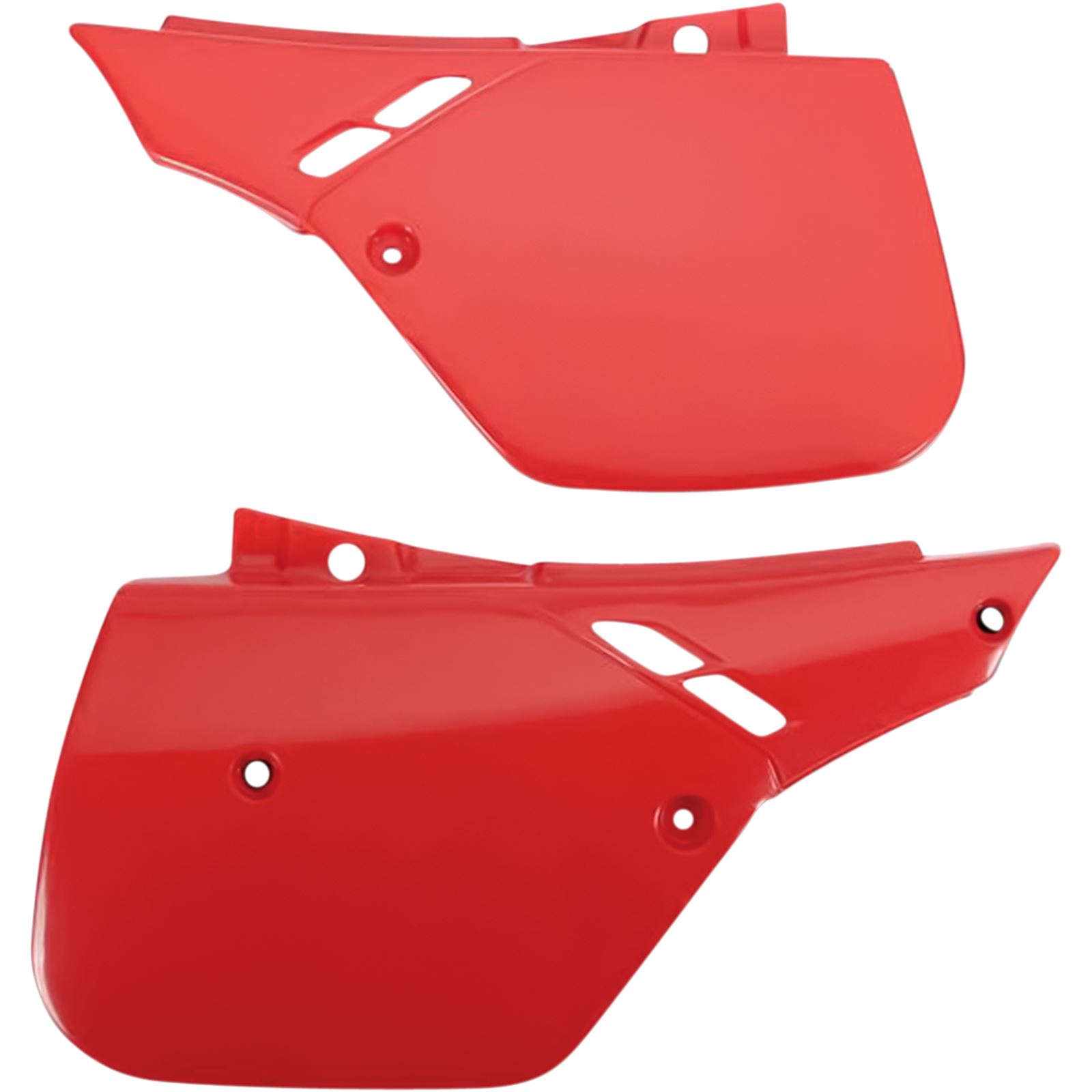 UFO Plastics Side Covers - CR125 '87-88 - Red