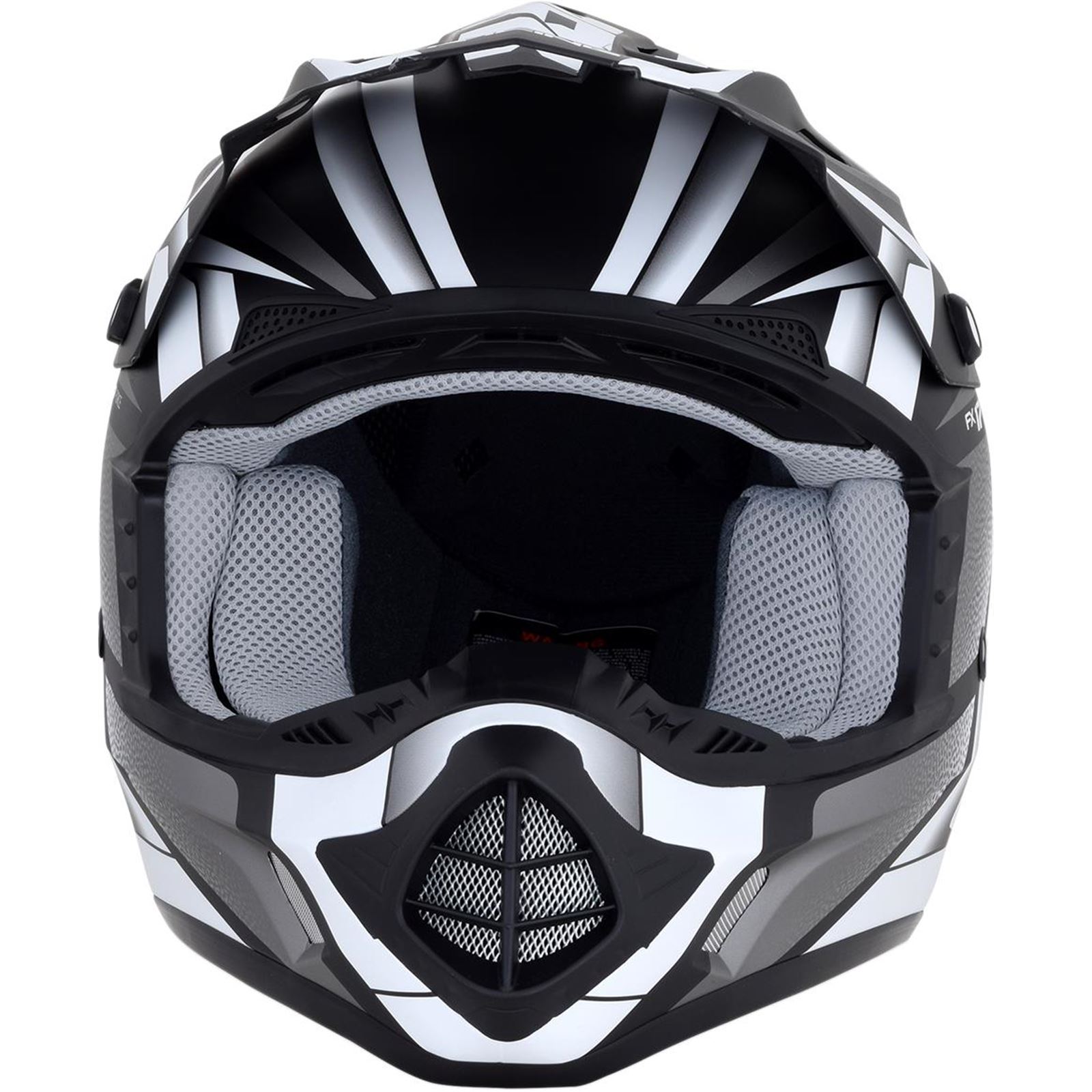 AFX FX-17 Helmet - Force - Matte Black/White - X-Large