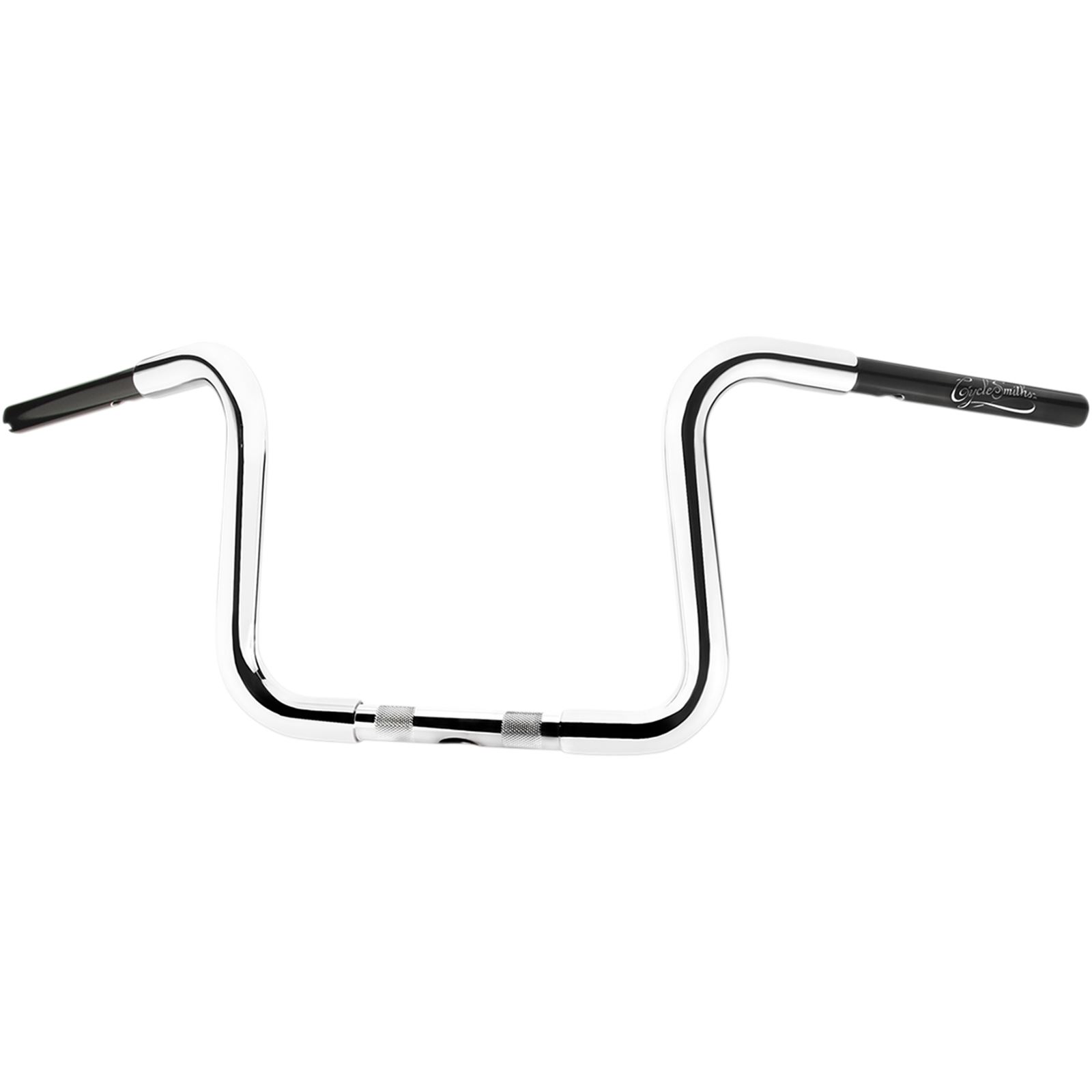 Cyclesmiths Chrome 10" California Ape Hanger Handlebar for Throttle-by-Wire and Heated Grips