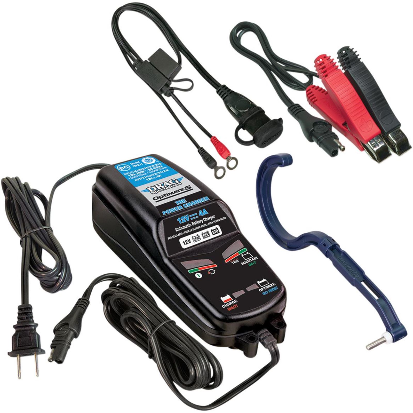 Drag Specialties Optimate 5 The Power Charger / Tester / Maintainer