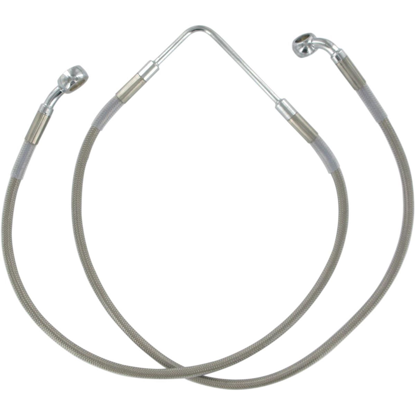 Drag Specialties Front Brake Line FXDB 06-07 Stainless Steel