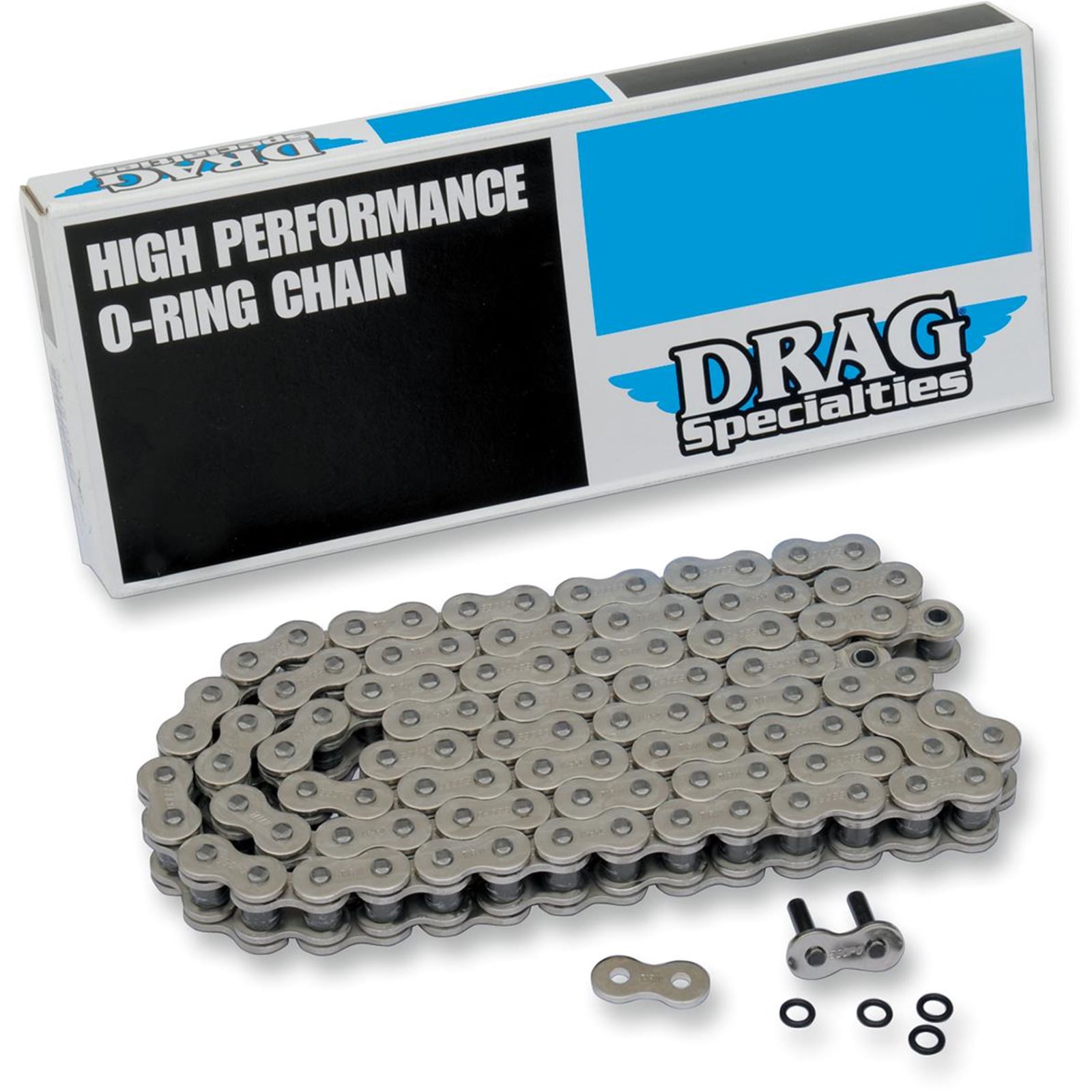 Drag Specialties 530 Series - O-Ring Chain - Chrome - 102 Links