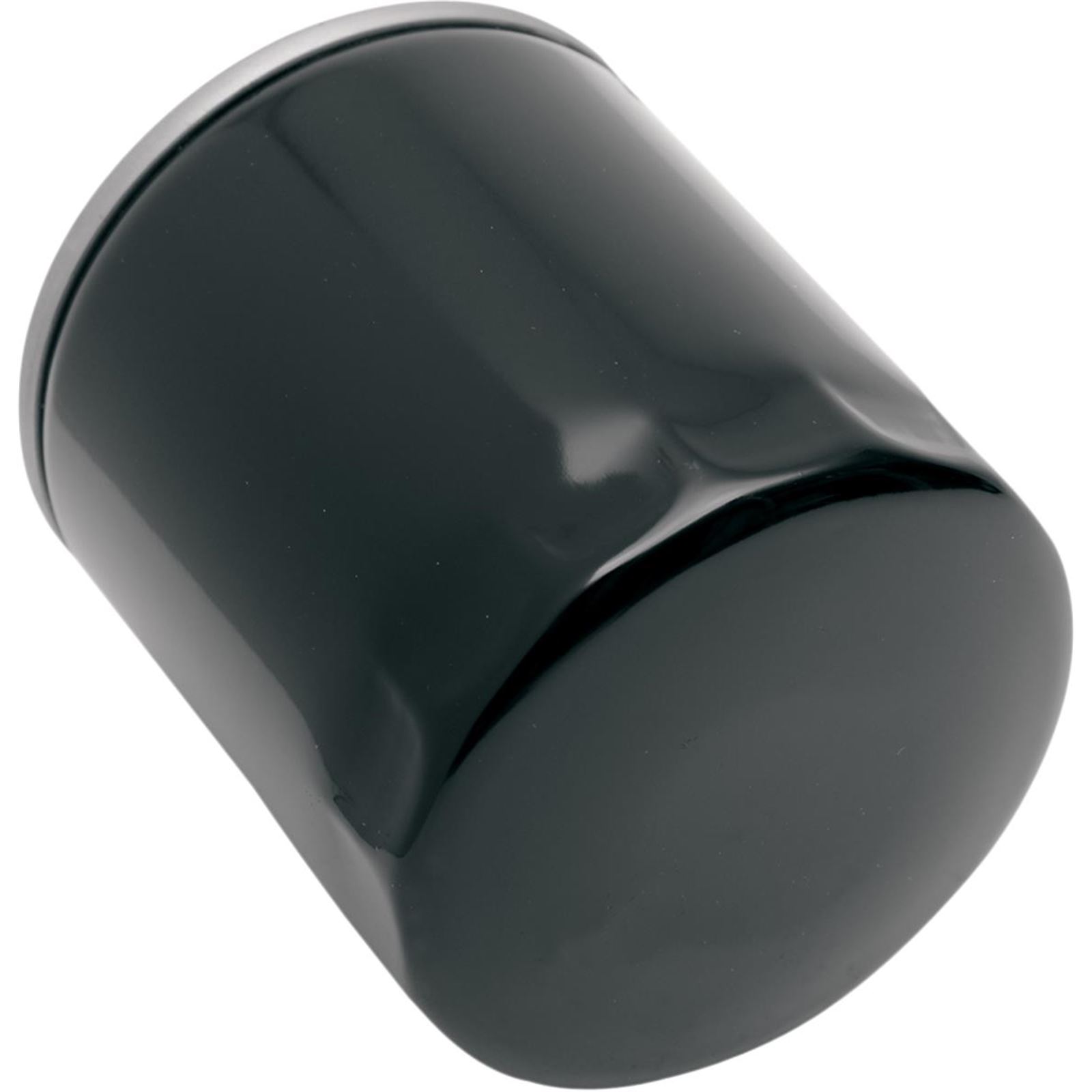 Drag Specialties Oil Filter - Spin-On - Black - with Nut