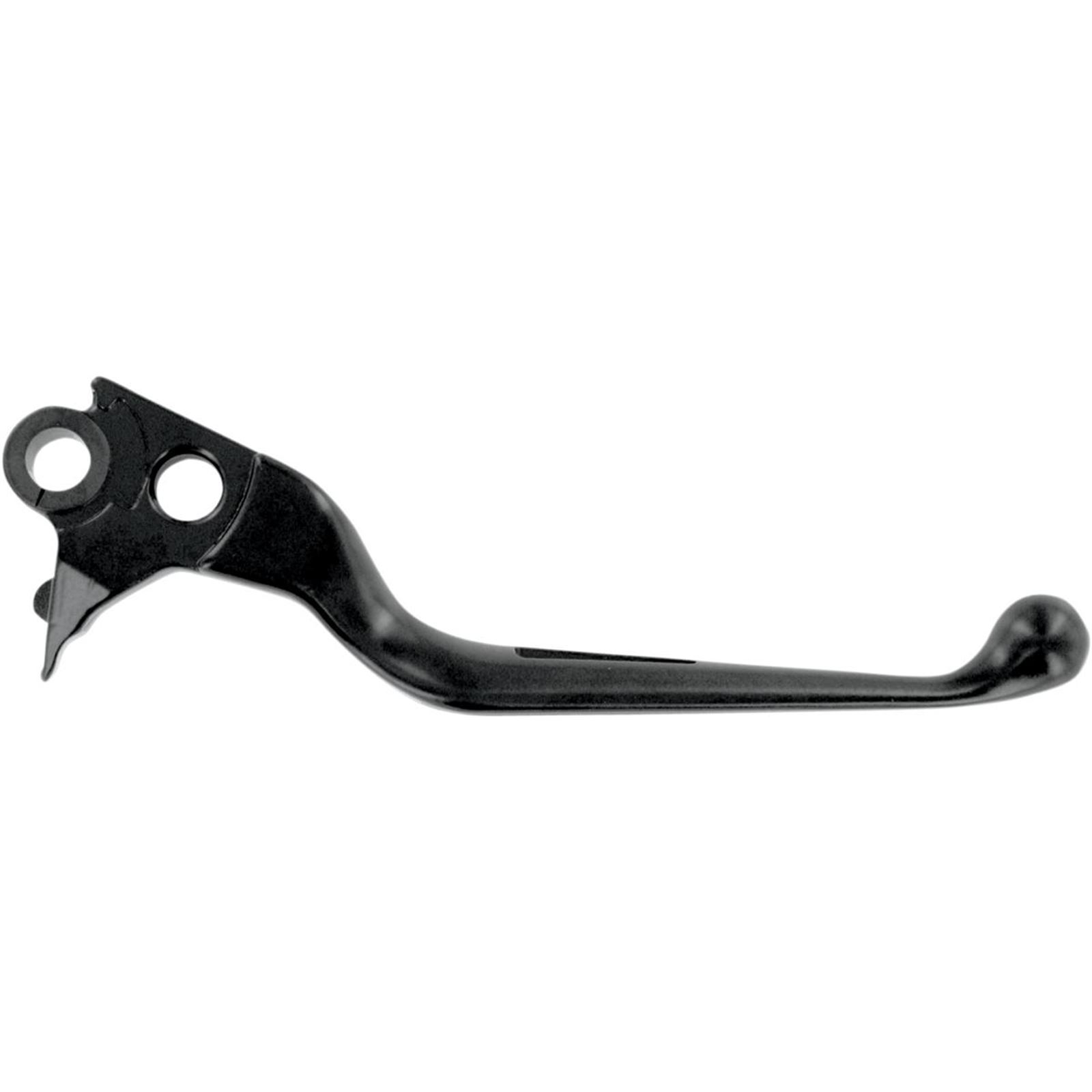 Drag Specialties Black Slotted Brake Lever is at Motomentum at a