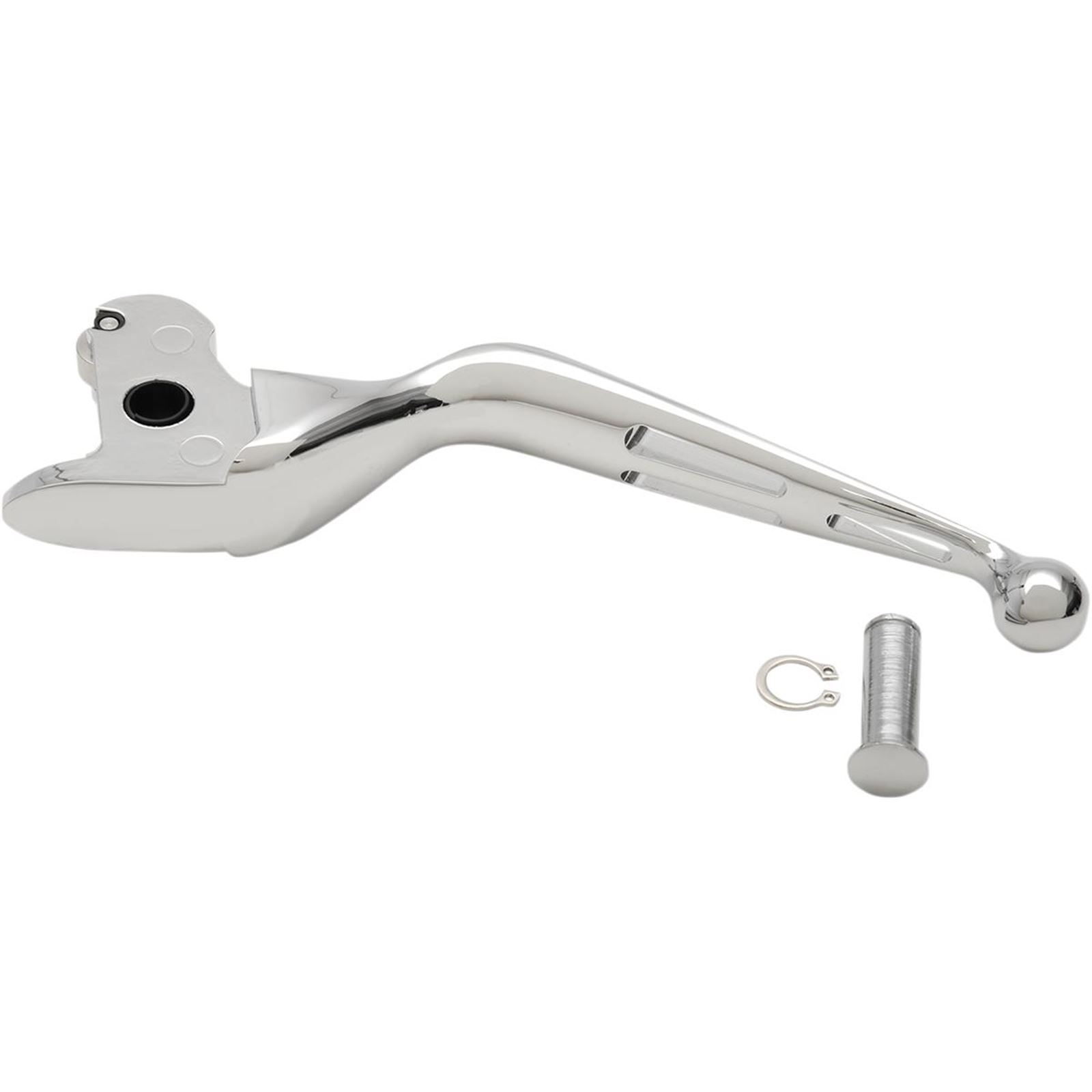 Drag Specialties Chrome Slotted Clutch Lever