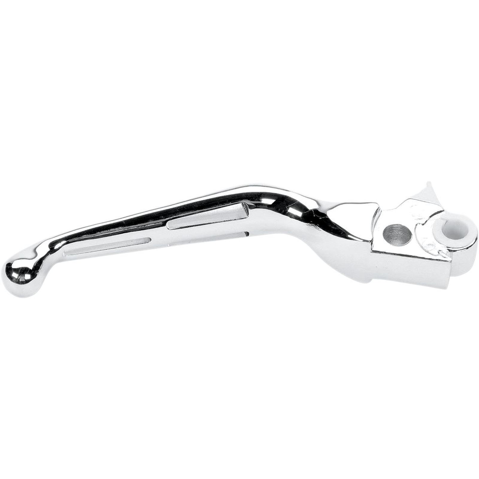 Drag Specialties Chrome Slotted Brake Lever