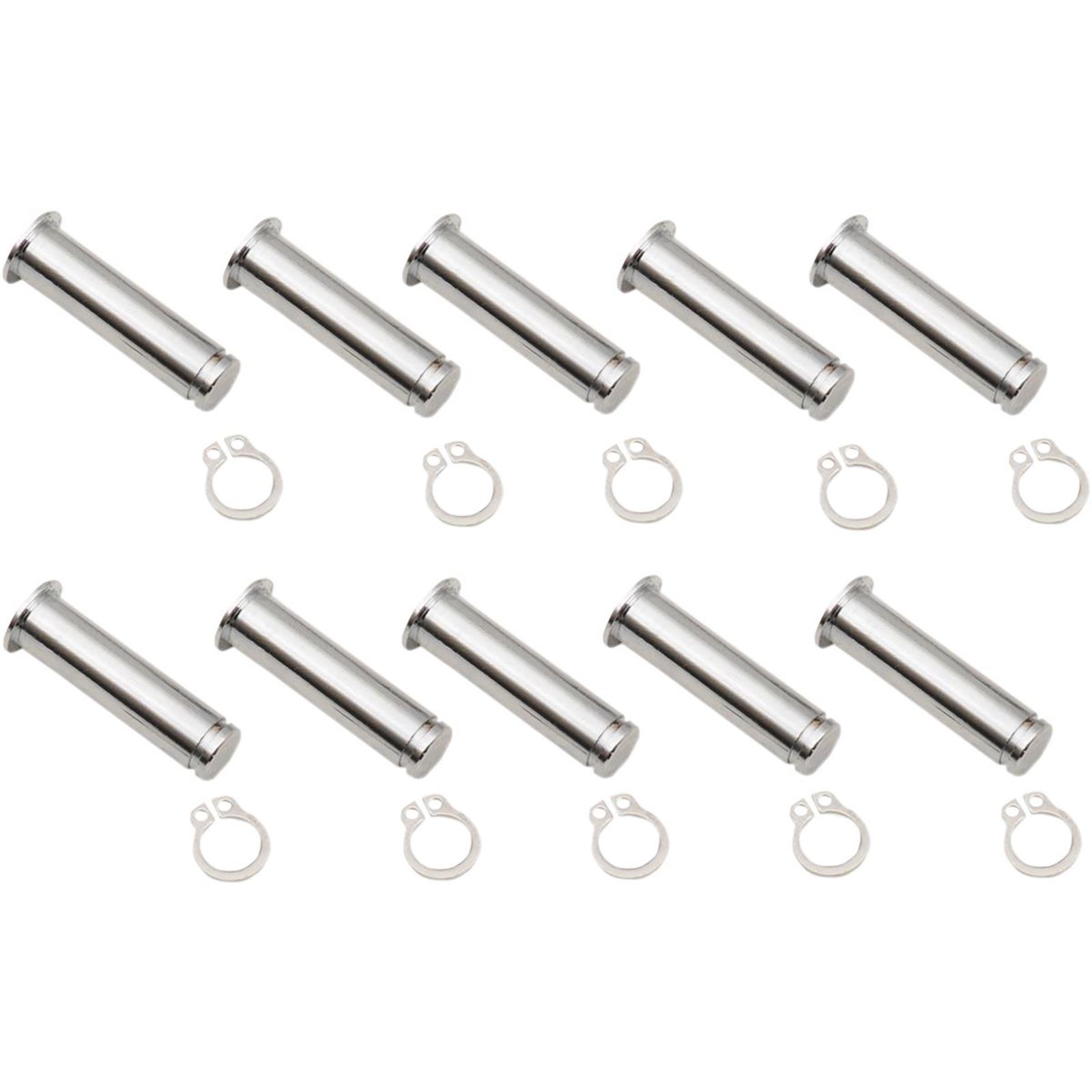Drag Specialties Chrome Lever Pivot Pins for '04 - '19 XL